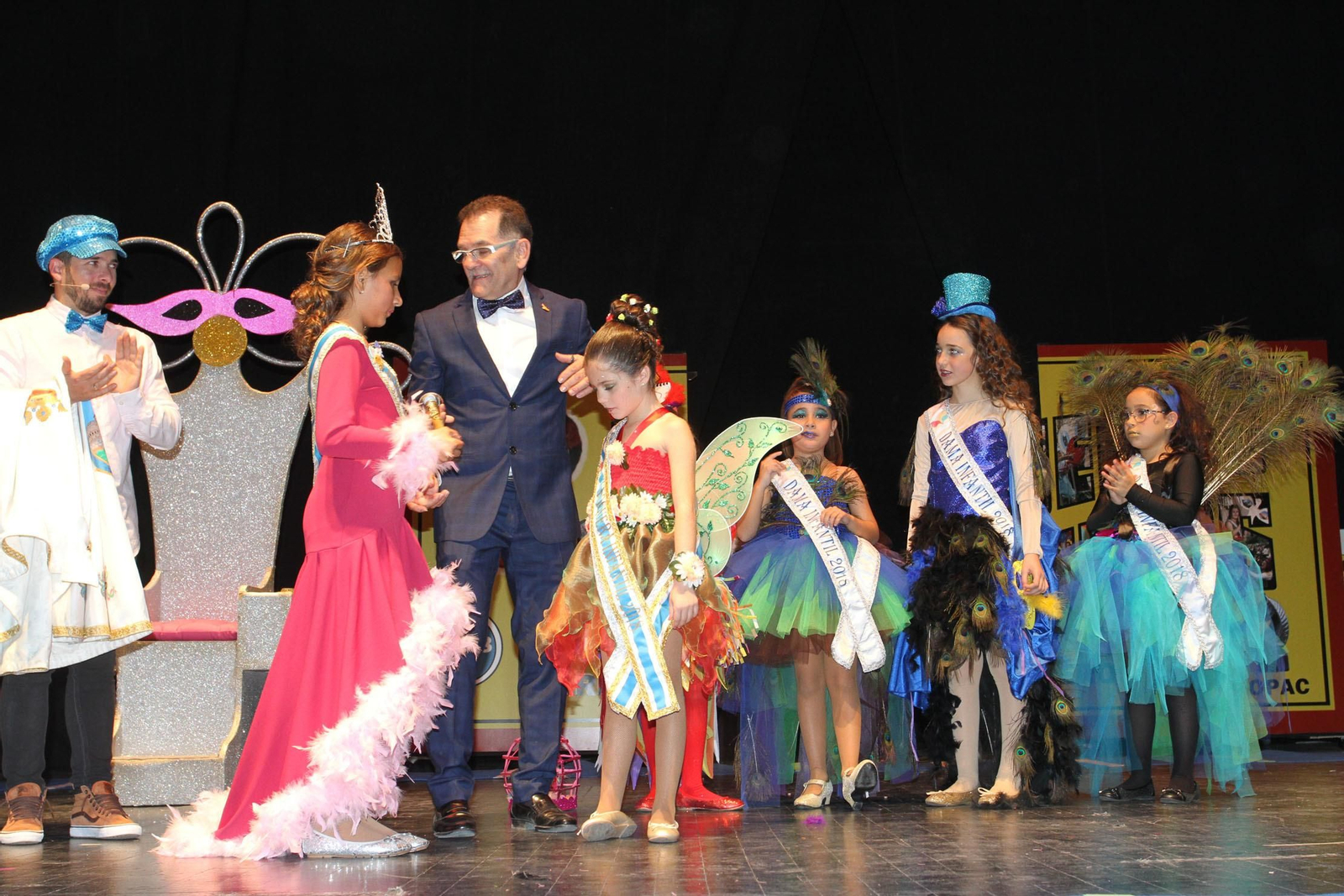 Gala de la coronación de  la choquera mayor e infantil del Carnaval Colombino 2018