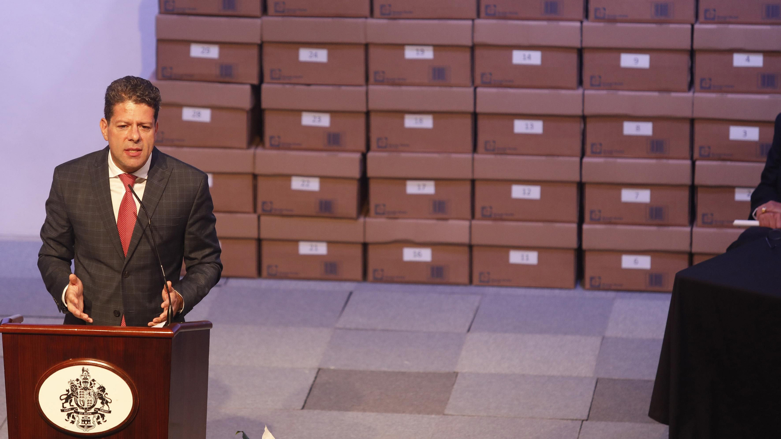 Las fotos de la victoria de Fabian Picardo que gana las elecciones en Gibraltar