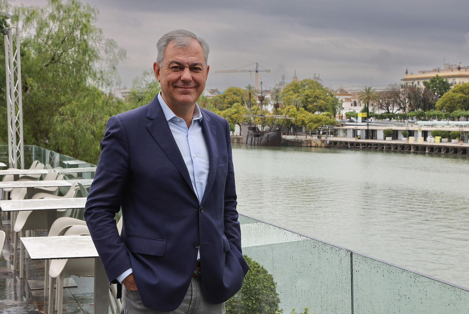 José Luis Sanz, durante una entrevista con este periódico, en una imagen de archivo.