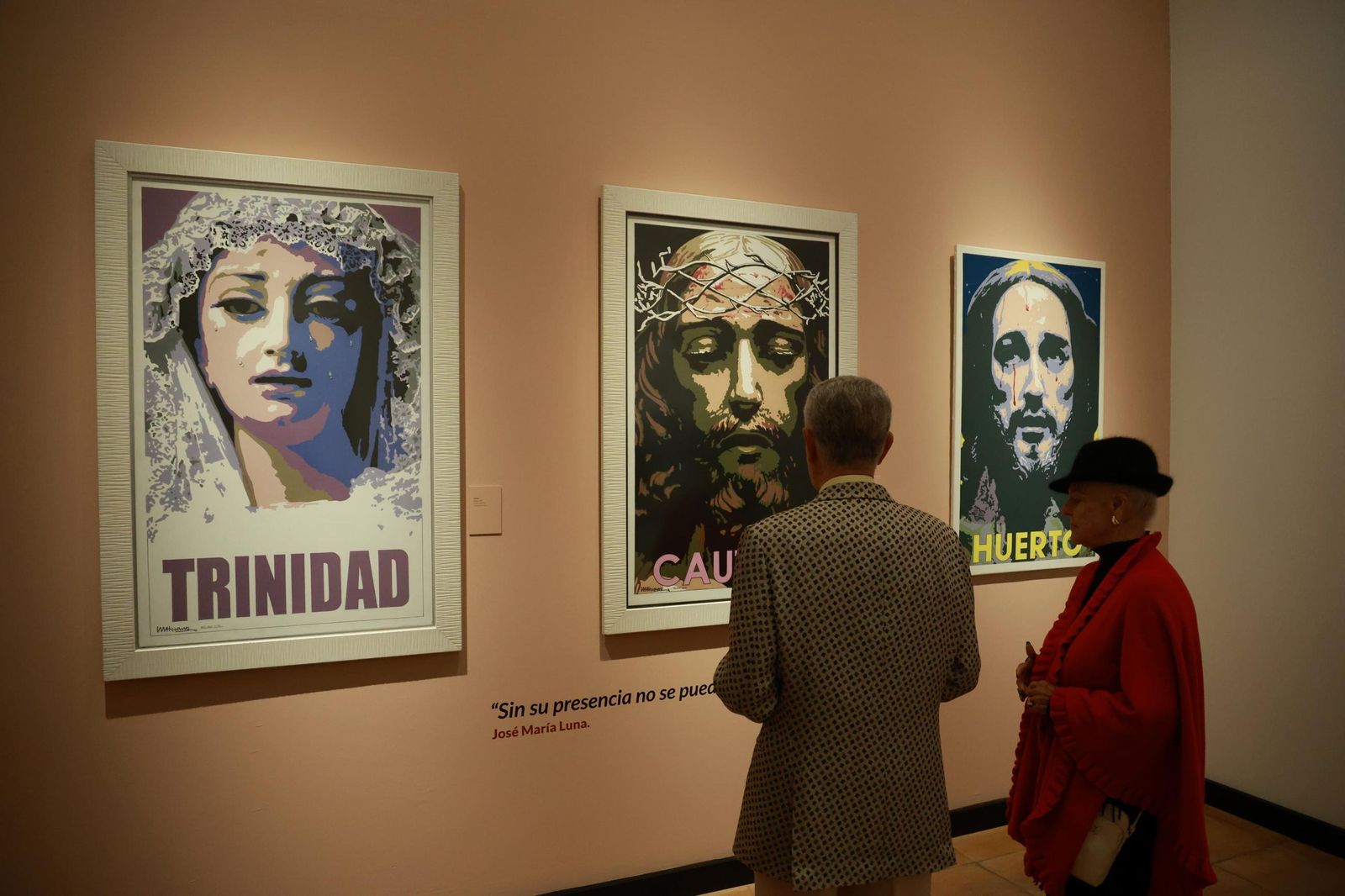 La exposición 'Rostros de Pasión' de Eugenio Chicano en imagenes
