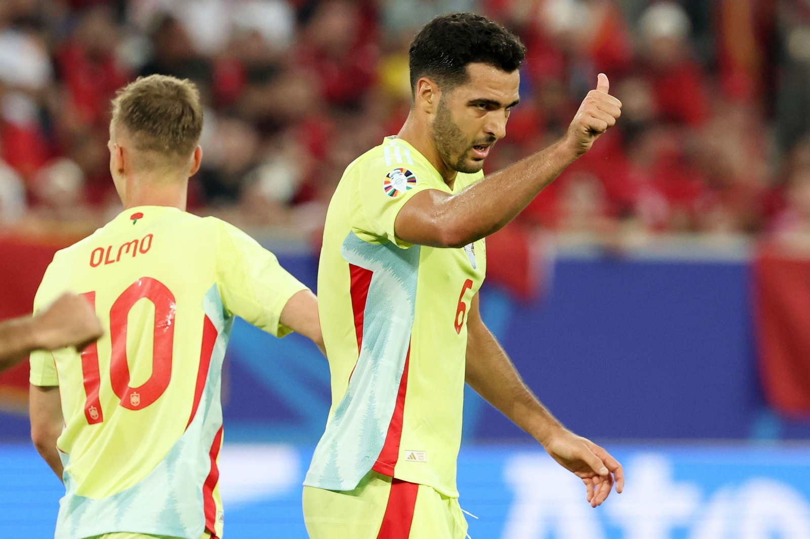 Las fotos del Albania - España