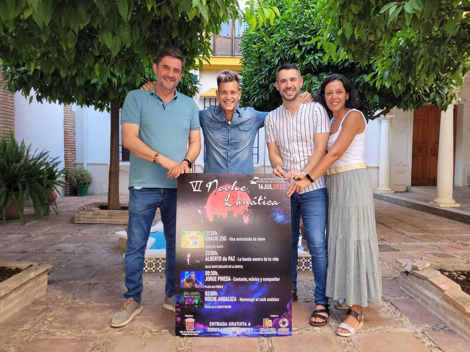 Presentación de la sexta edición de la Noche Lunática de Almodóvar del Río.