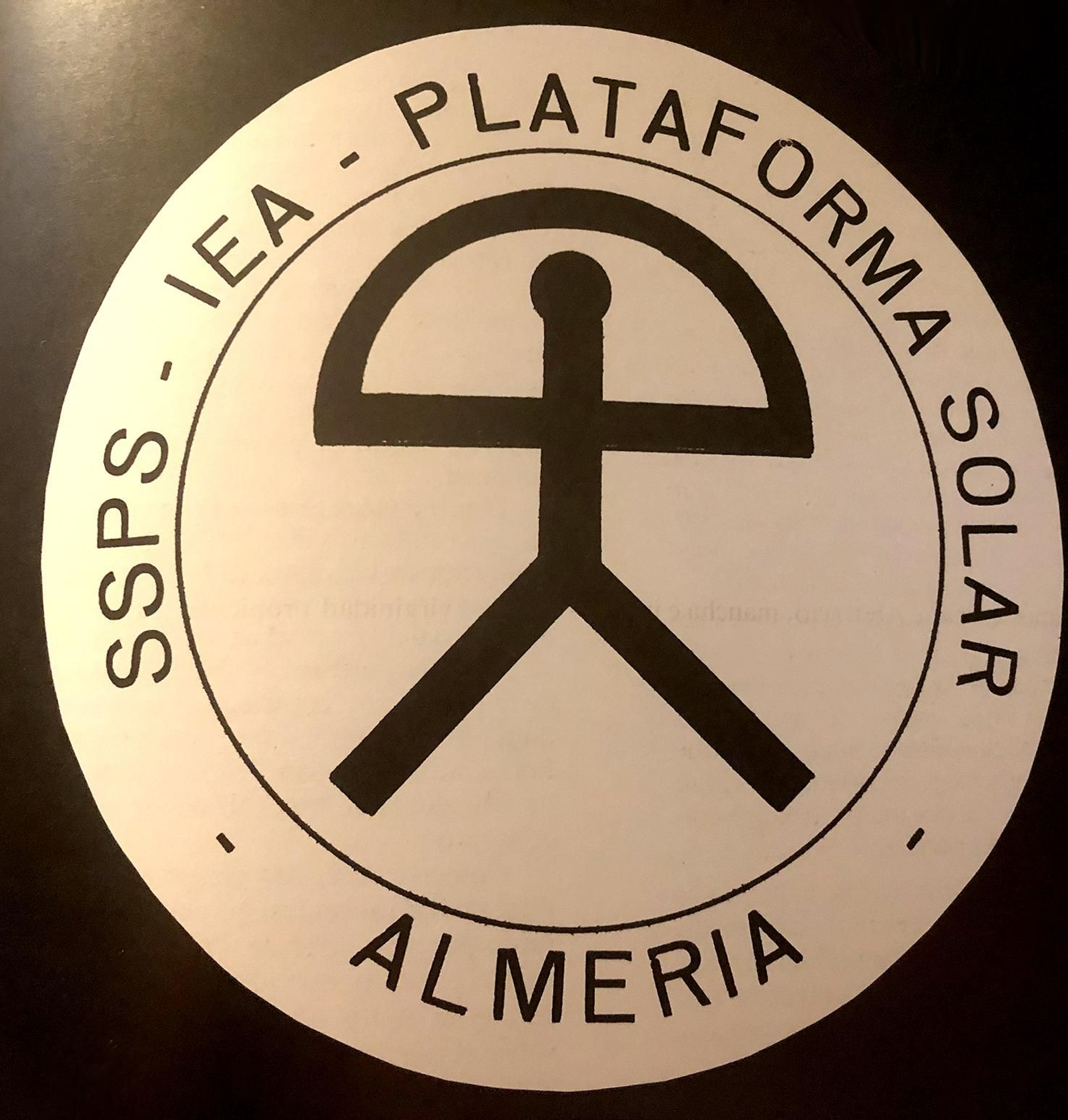Logo del proyecto internacional SSPS de Tabernas, en los ochenta