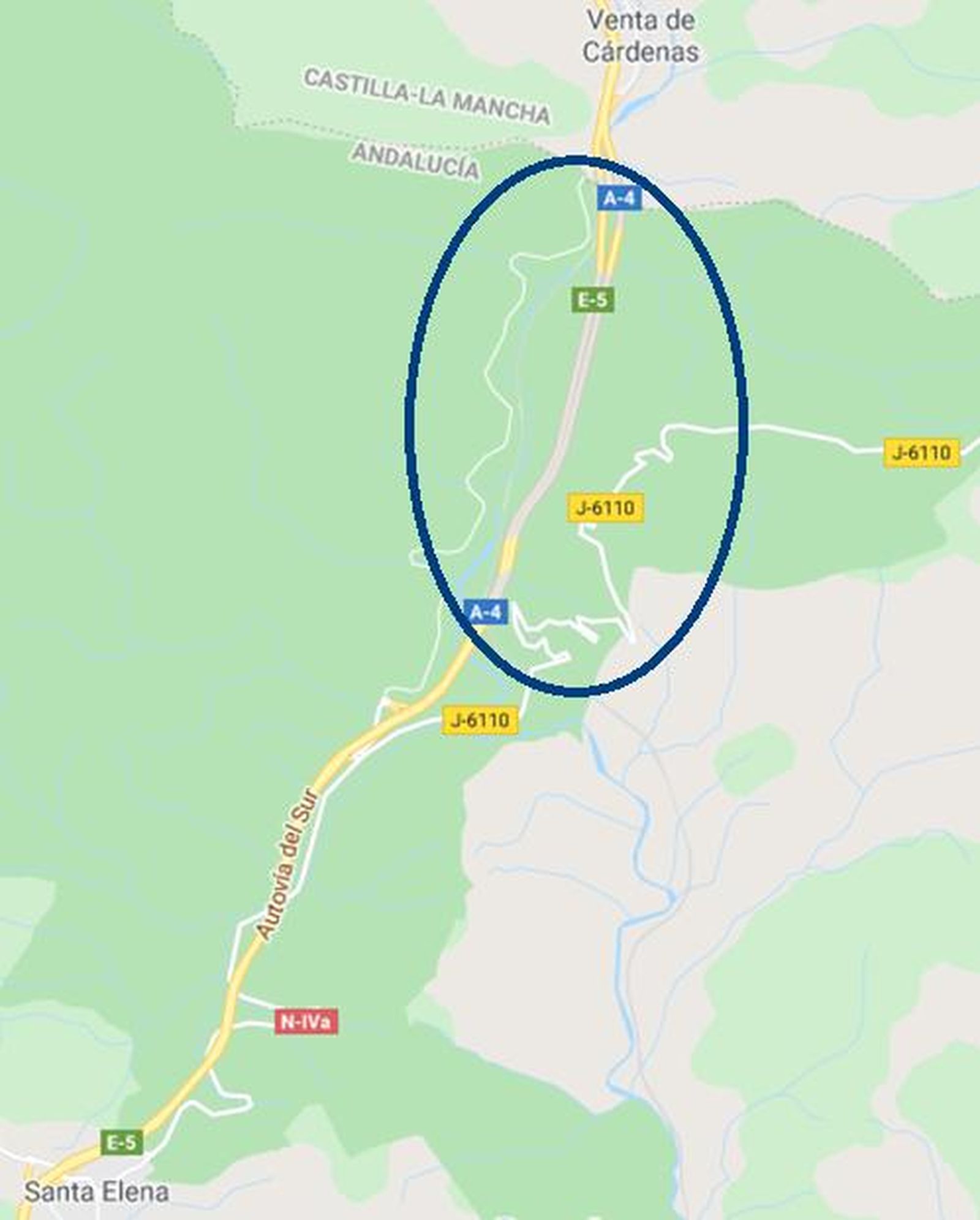 Cortes en la autovía de Andalucía a Madrid en plena operación salida