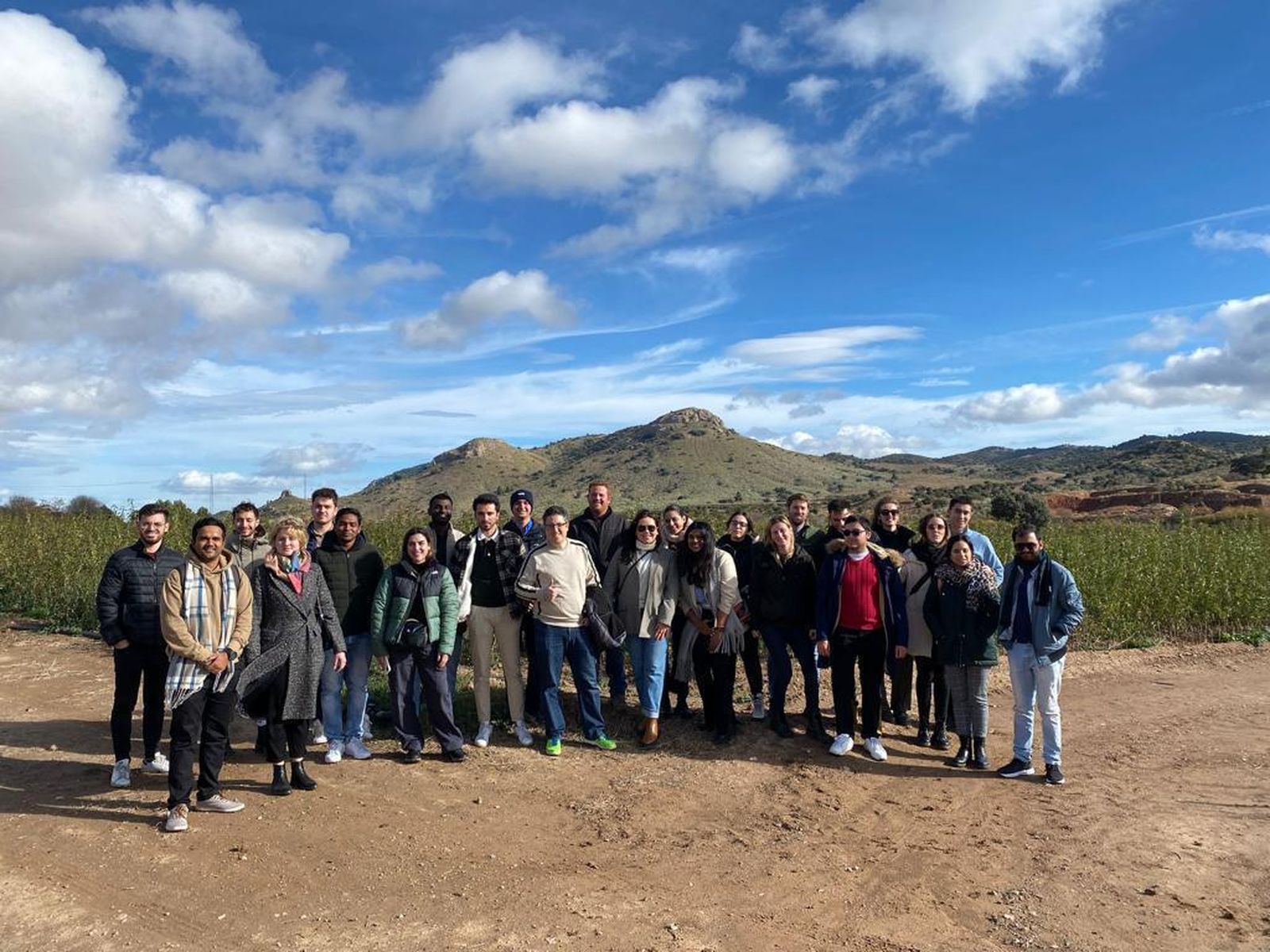 Los alumnos, en la Comarca de los Vélez.