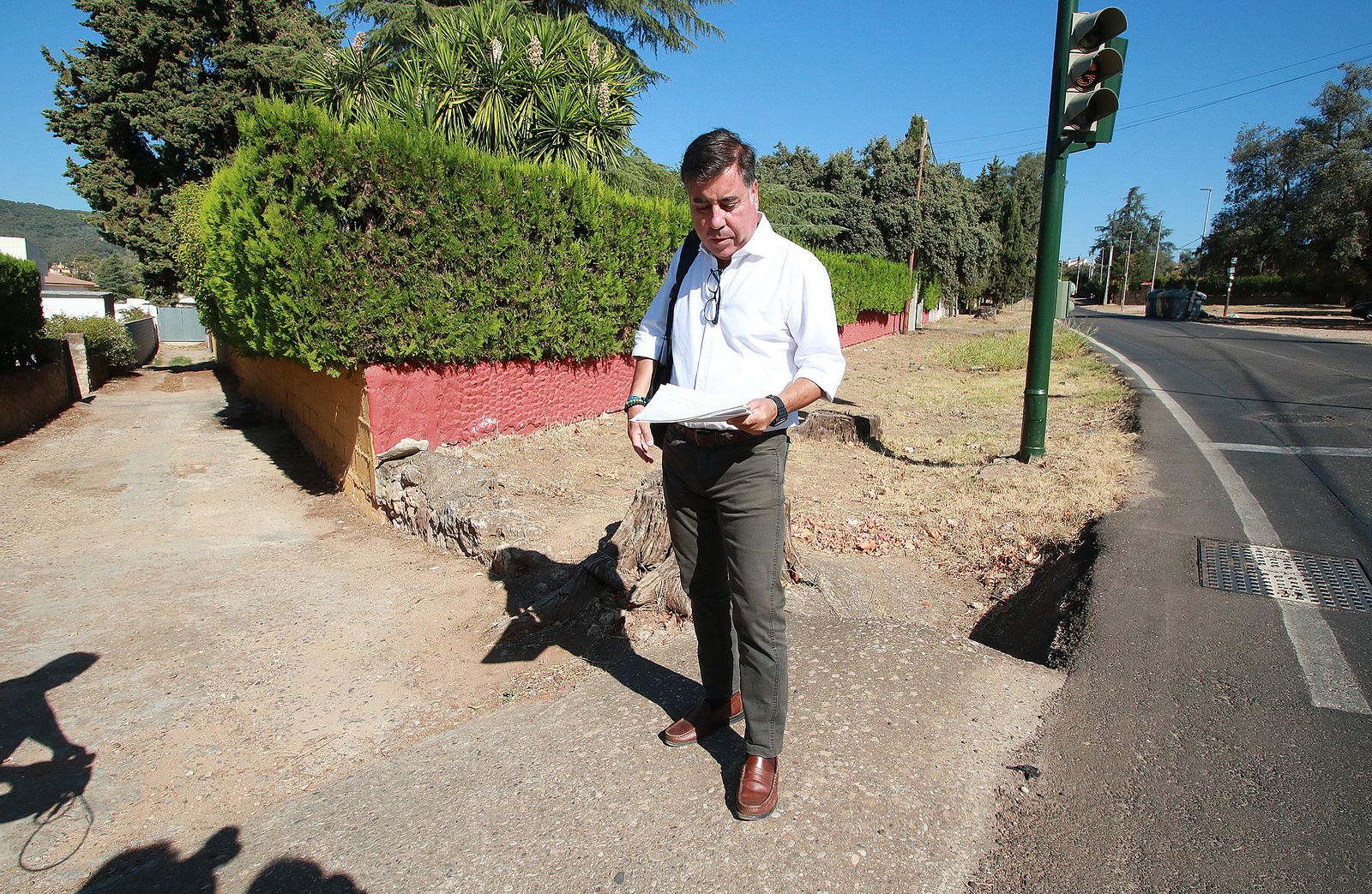 Miguel Ruiz Madruga en la avenida San José de Calasanz.