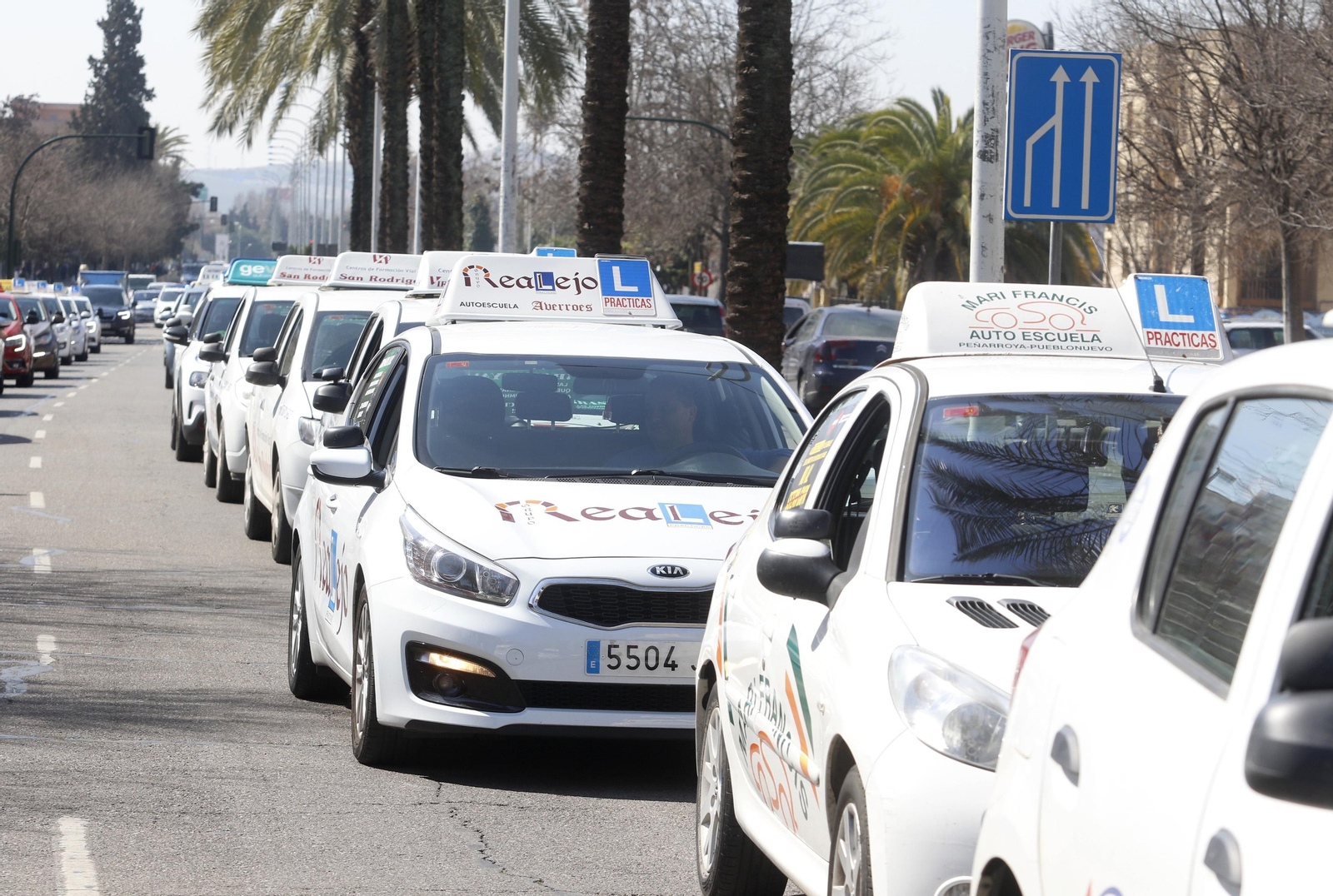 Así ha sido la protesta de las autoescuelas de Córdoba por la implantación del sistema CAPA Así ha sido la protesta de las autoescuelas de Córdoba por la implantación del sistema CAPA