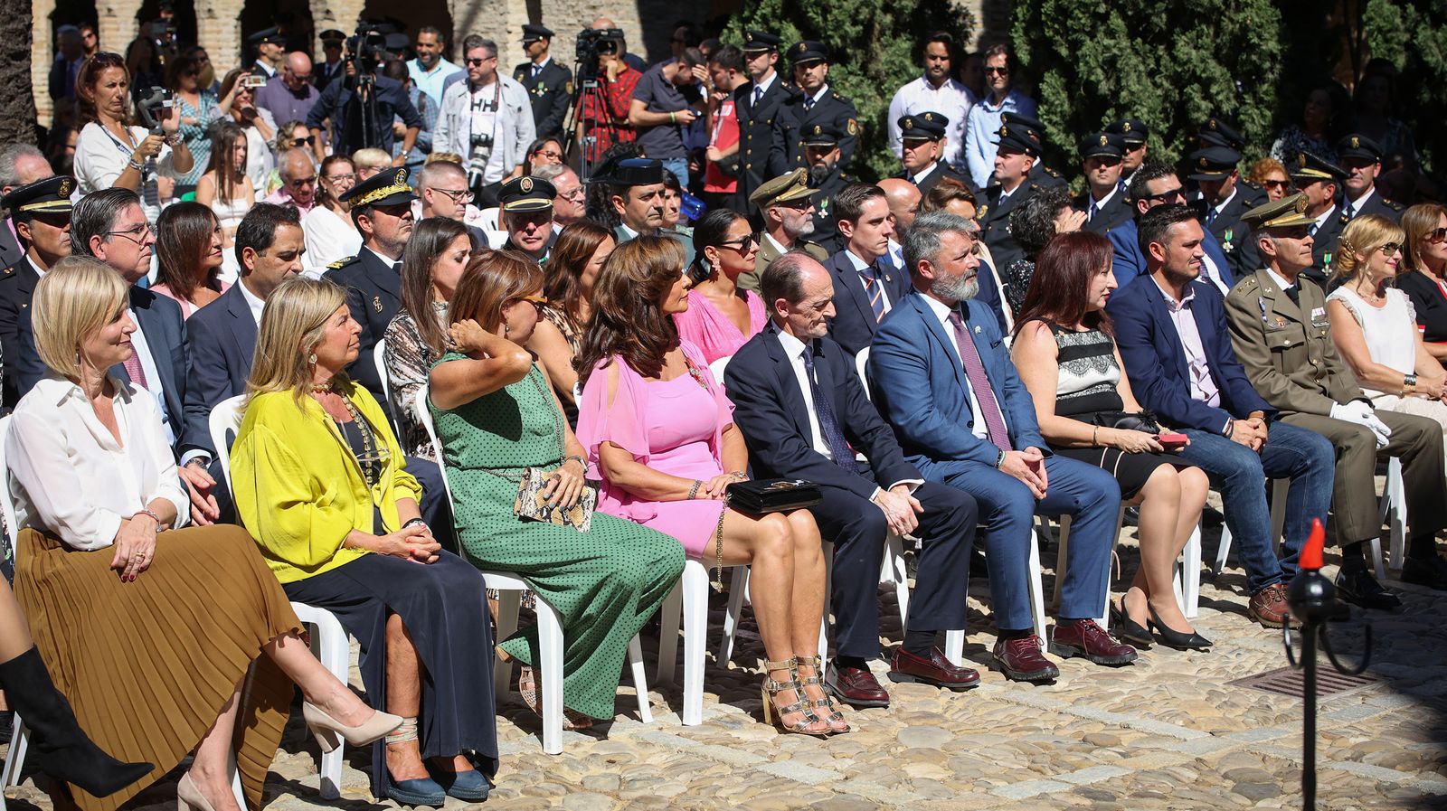 Emotivo acto por el Día de la Policía Nacional celebrado en Jerez