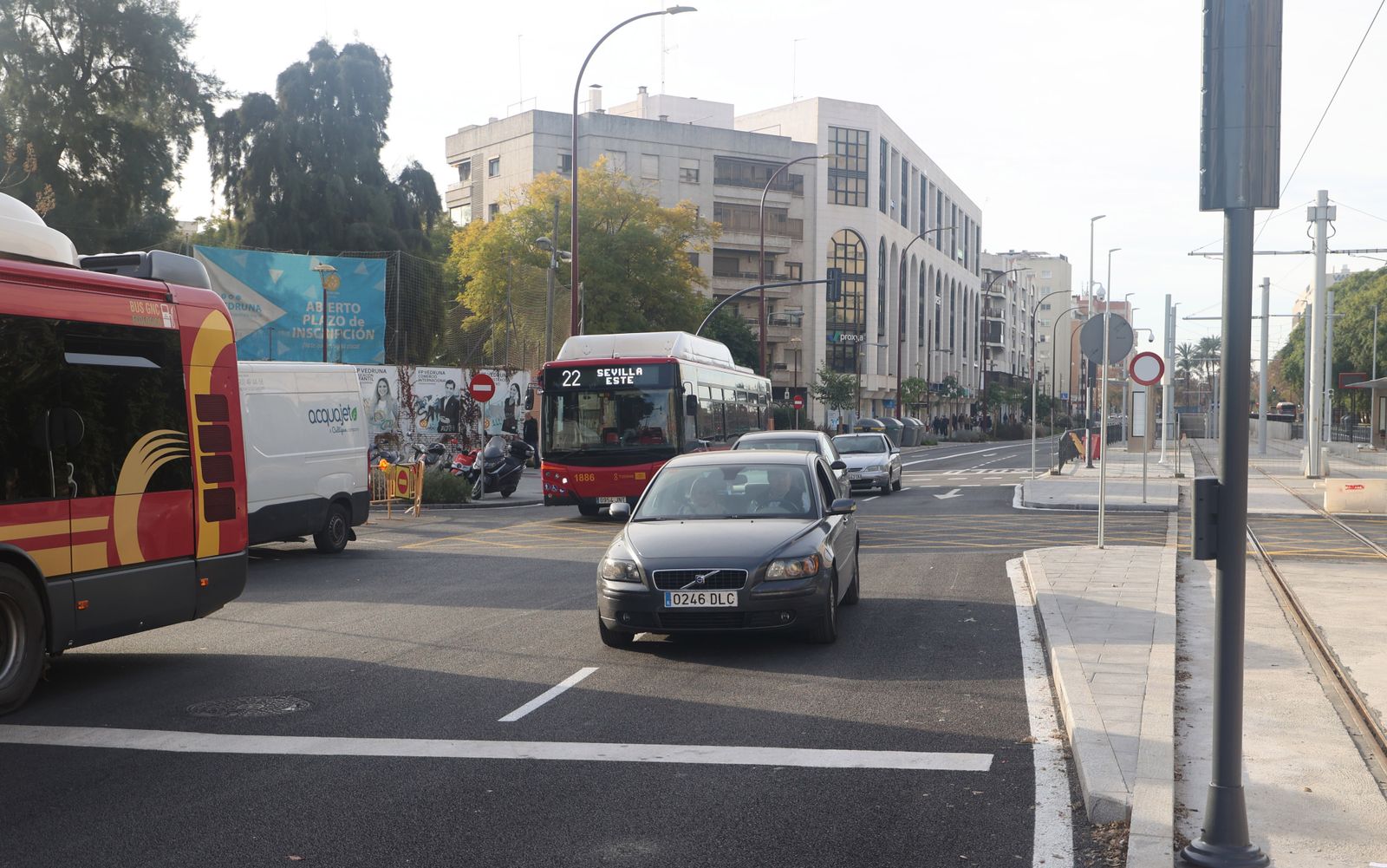 Apertura al tráfico de la Avda San Francisco Javier