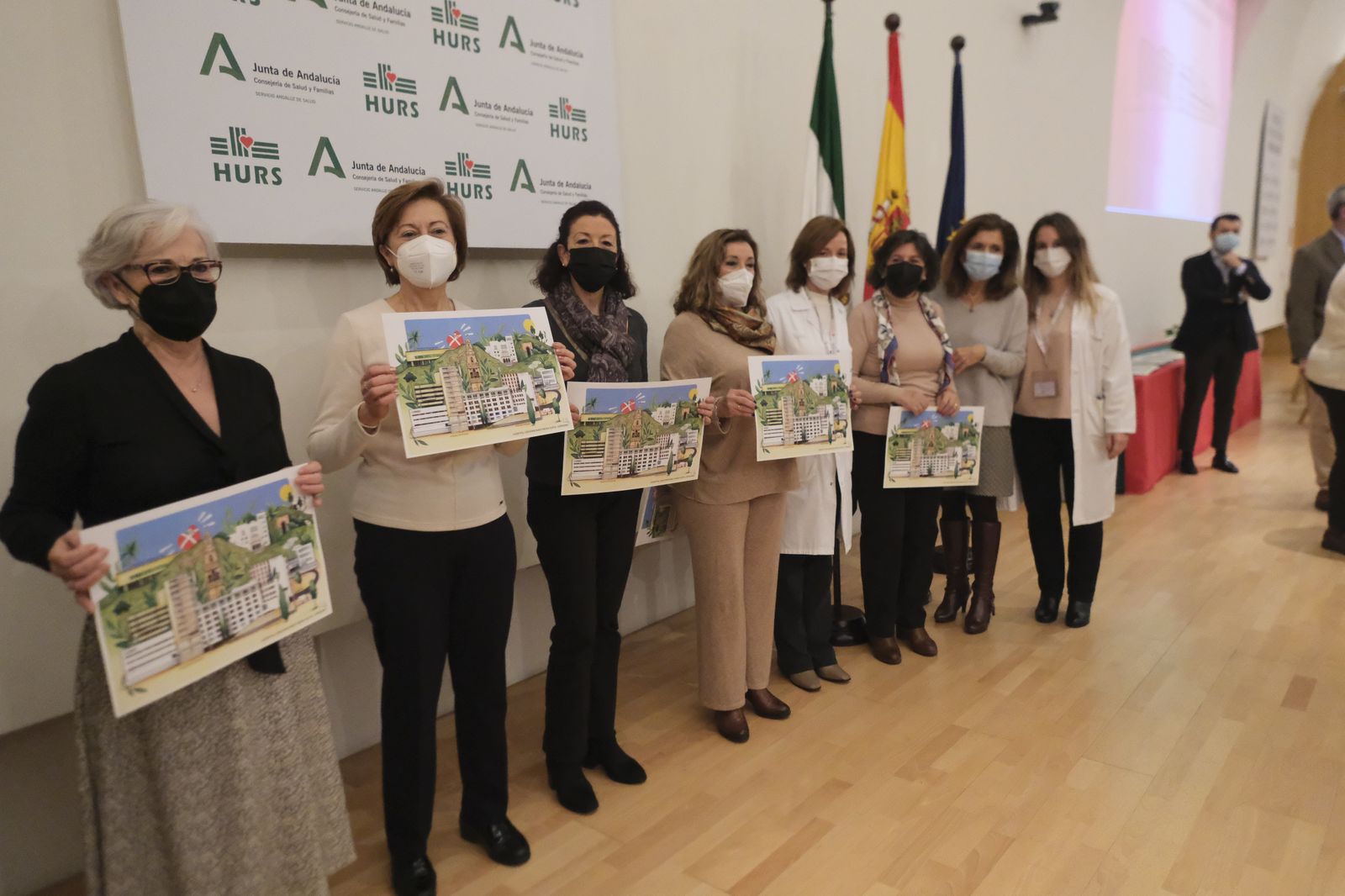 El homenaje del Hospital Reina Sofía a los jubilados de 2022, en imágenes