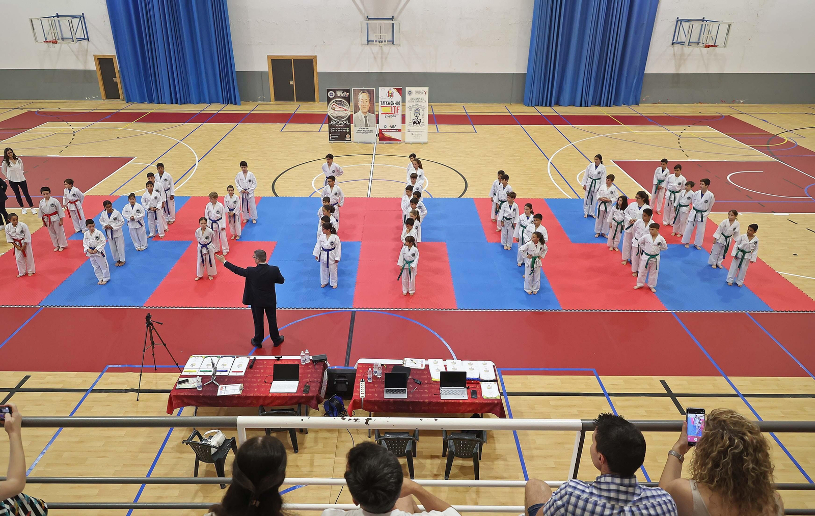 Imágenes de los exámenes de grado Taekwon - Do ITF en San Roque