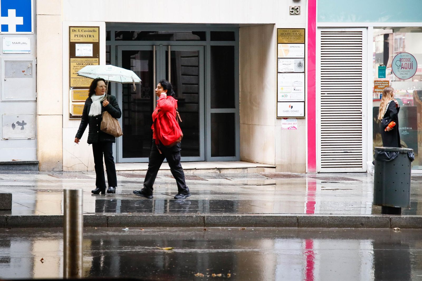 Las mejores imágenes de la lluvia en Almería