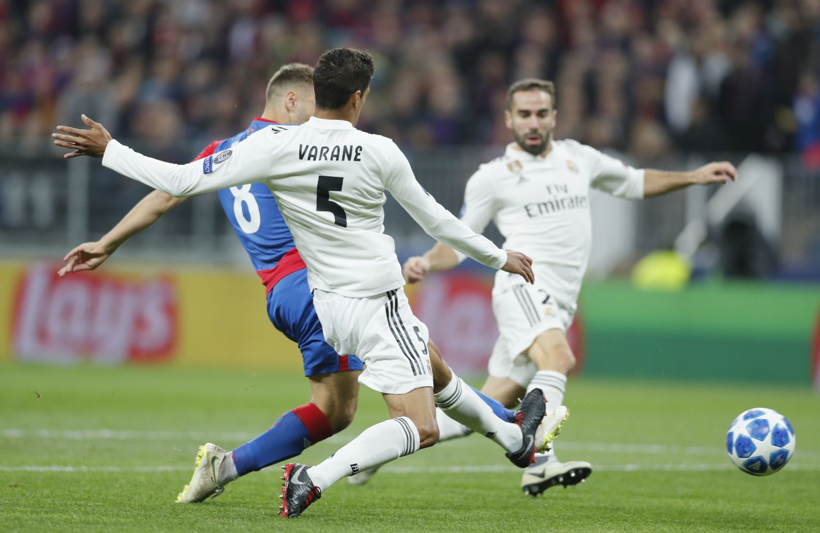 El CSKA de Moscú-Real Madrid, en imágenes