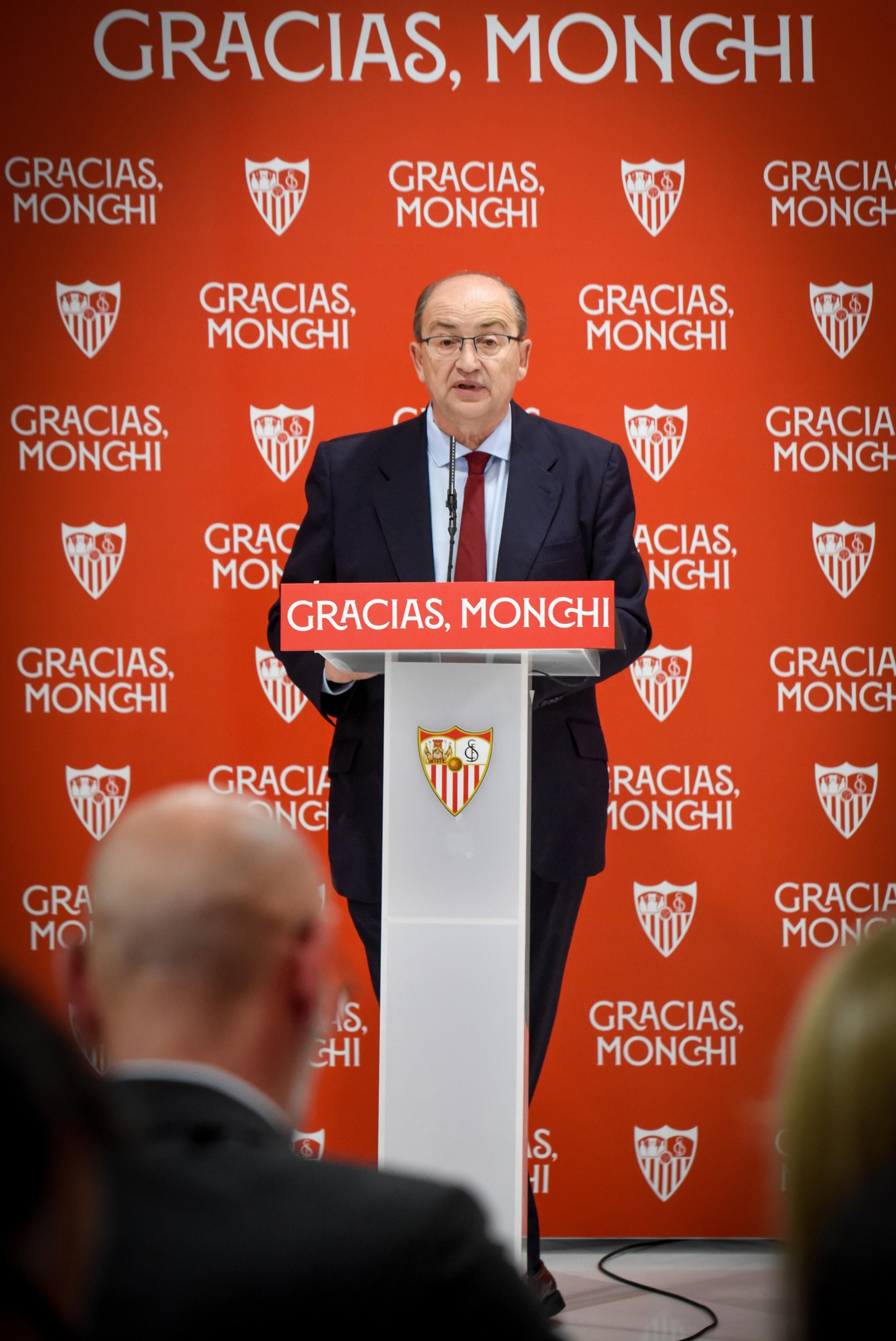 La despedida de Monchi, en imágenes