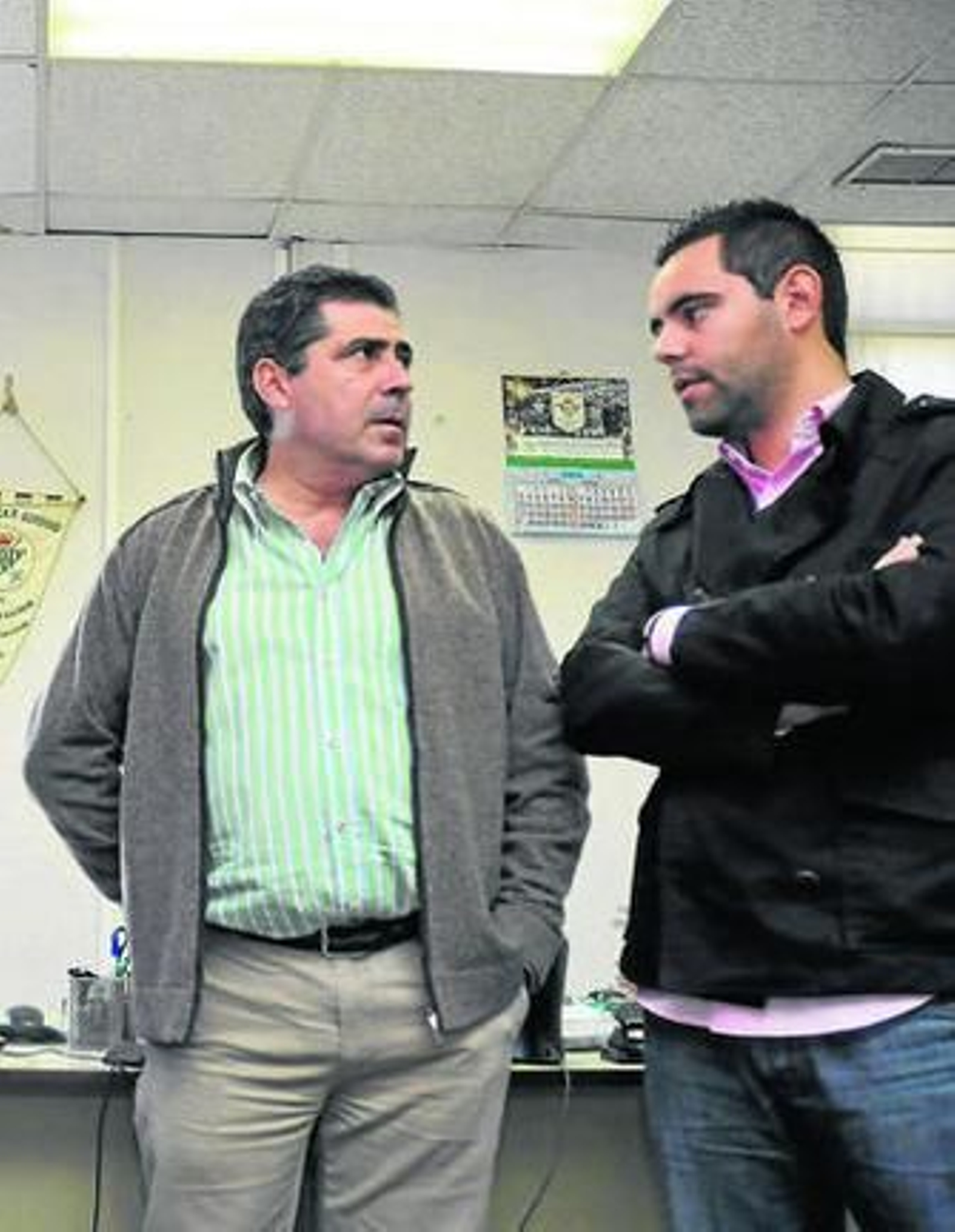 El informático Antonio Jiménez y Keke Durán.