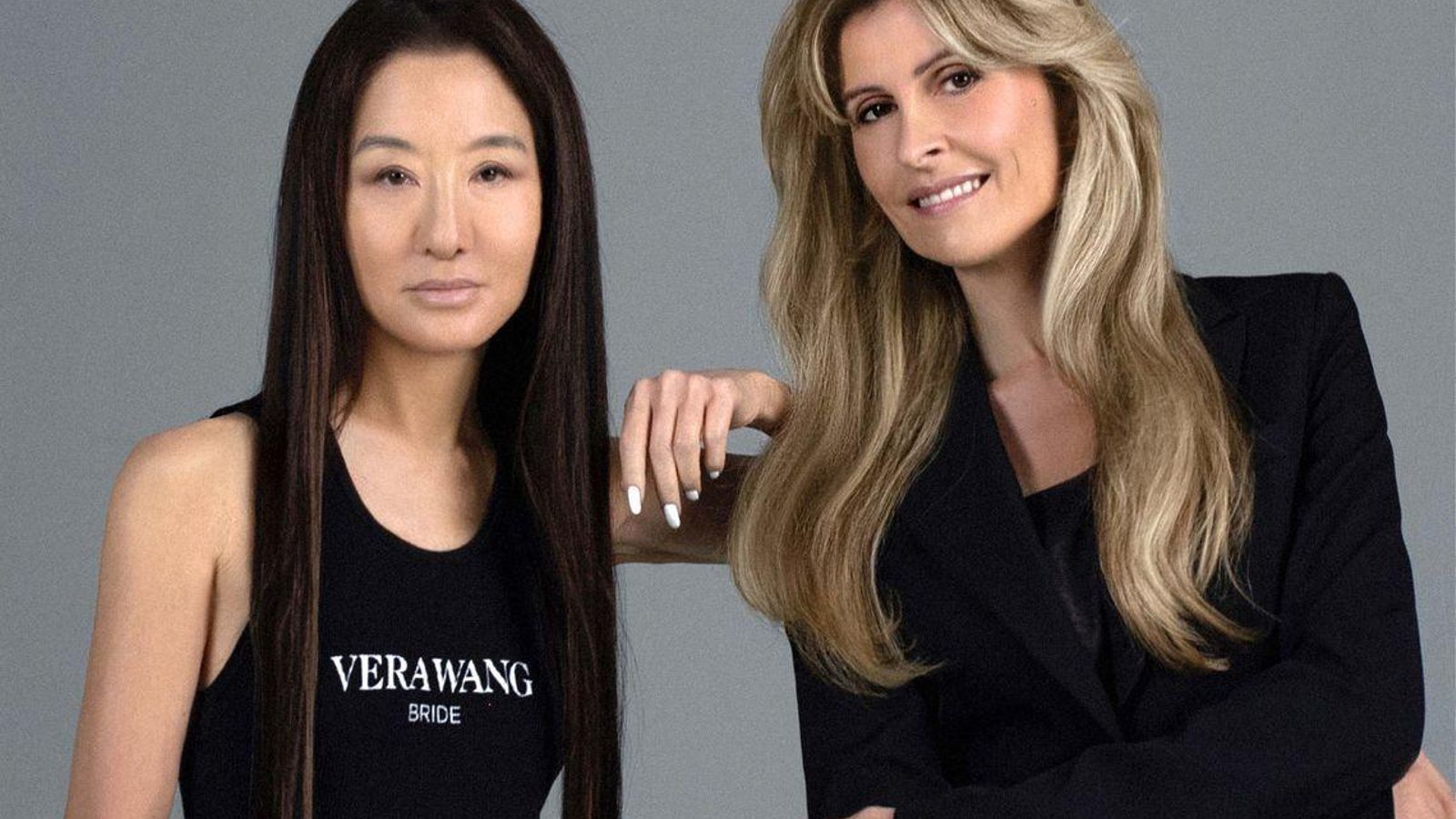 La diseñadora Vera Wang y Amandine Ohayon, CEO de Pronovias.