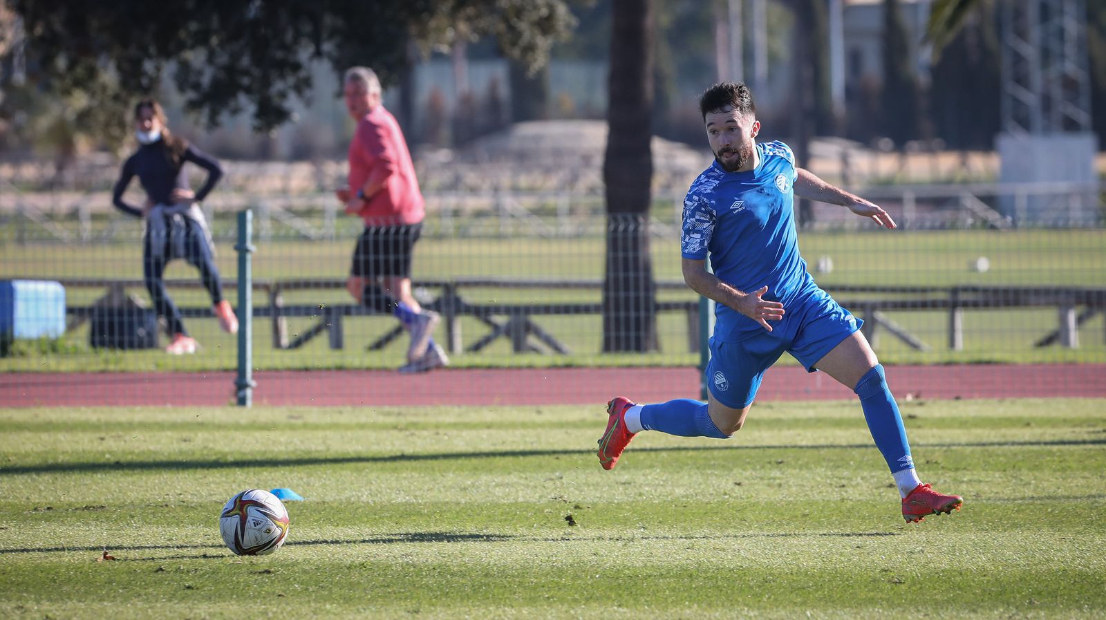 Entrenamiento del Xerez DFC en el Pepe Ravelo