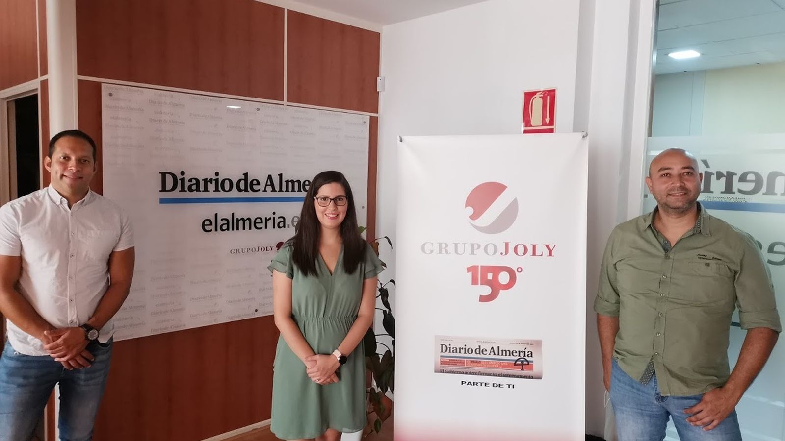 Ernesto Briseño, Carmen Inés de Azeredo y Carlos Villarruel.