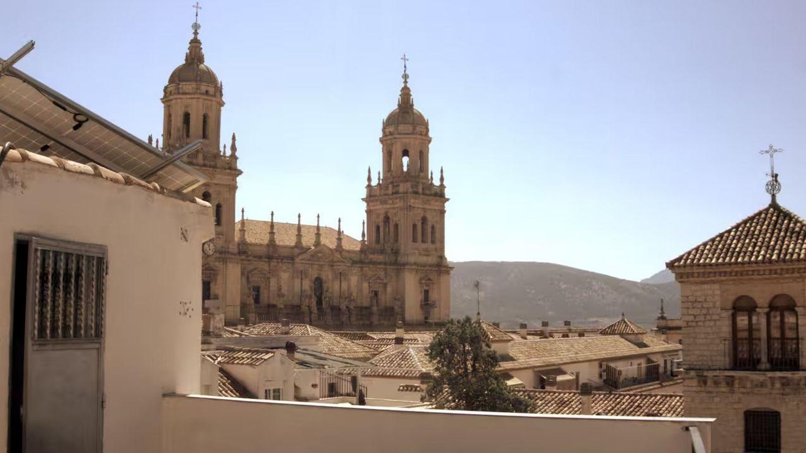 Vistas del centro histórico desde uno de los apartamentos.