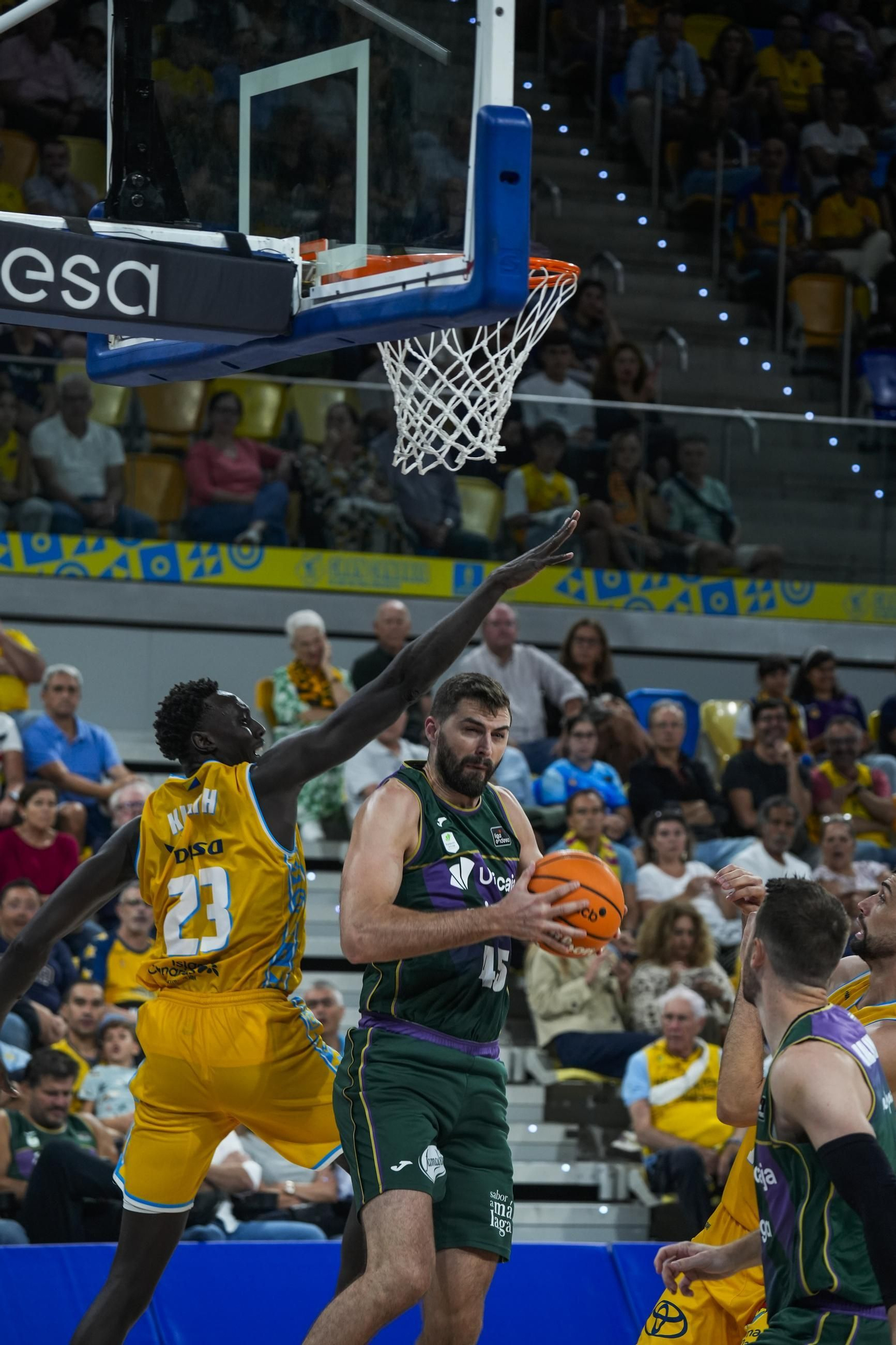 El Gran Canaria-Unicaja, en fotos
