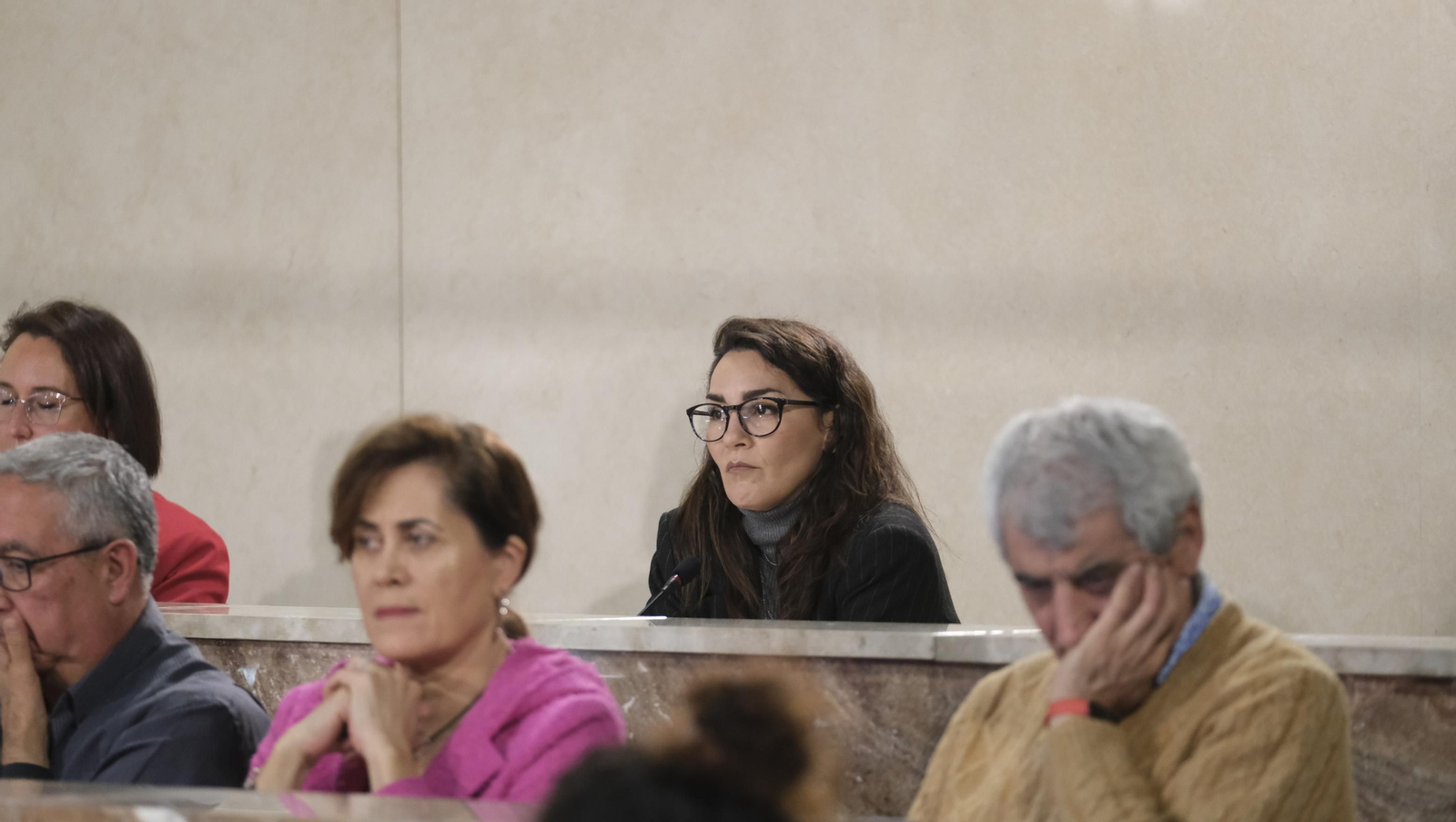 Imágenes del Pleno del Ayuntamiento de Almería sobre el estado de la Ciudad