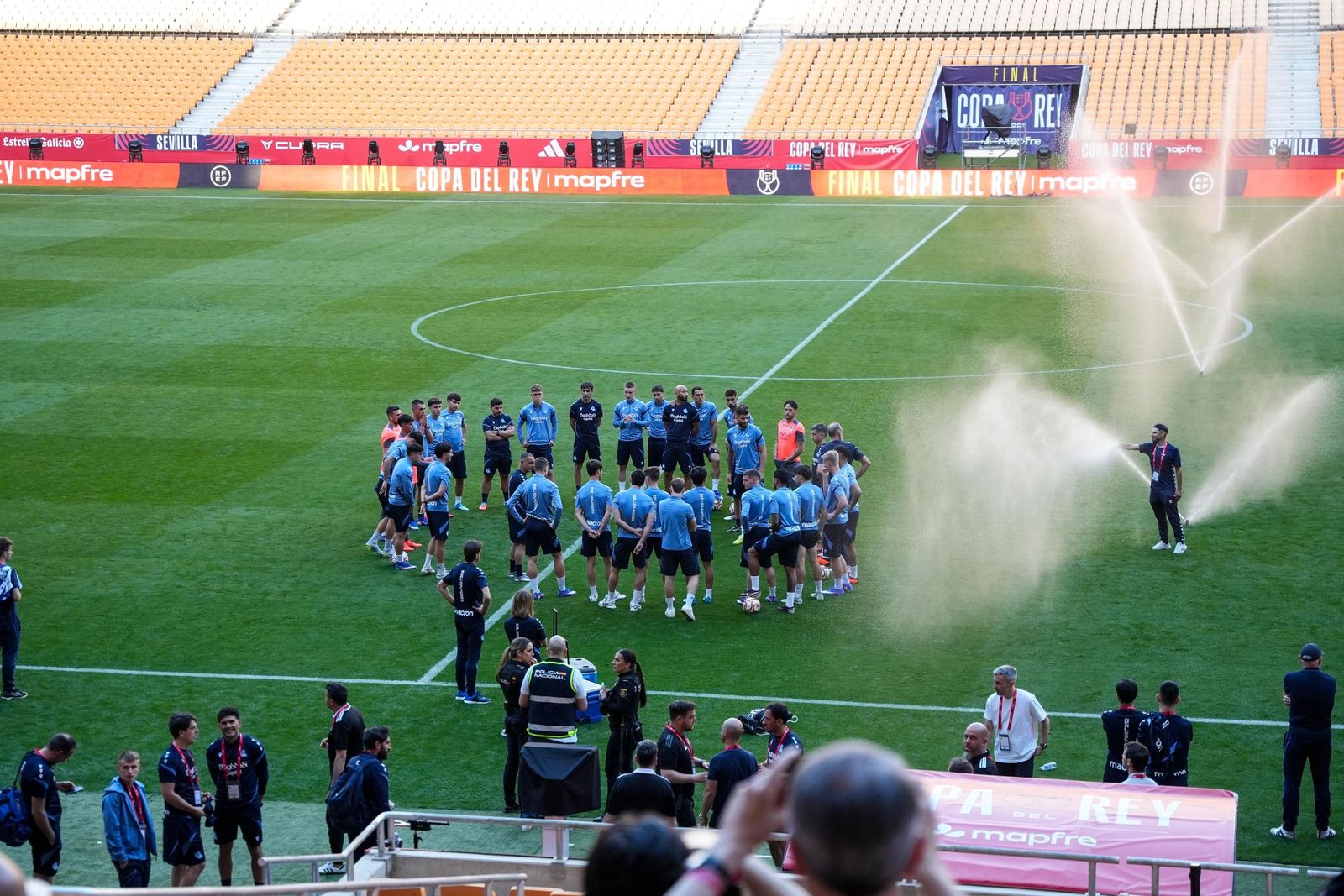 Las fotos de la previa de la final de la Copa del Rey