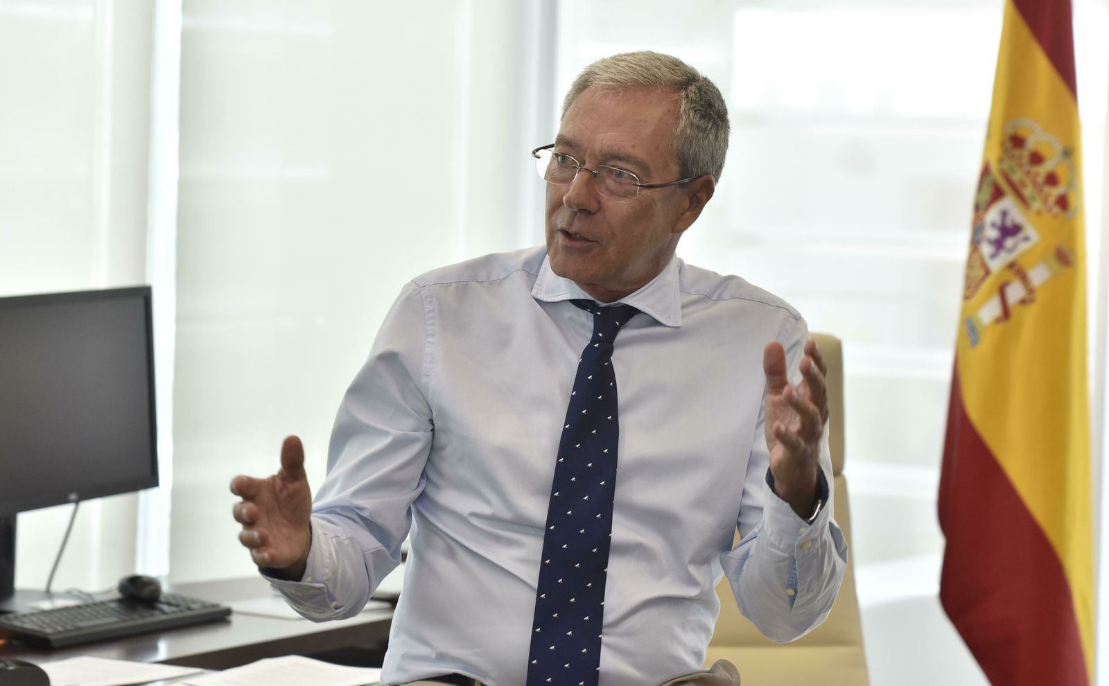 El consejero de Economía, Conocimiento, Empresas y Universidad, Rogelio Velasco.