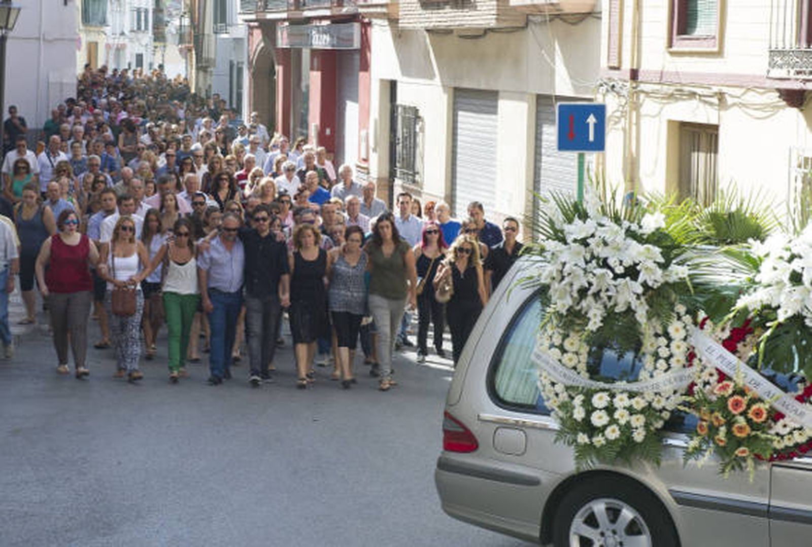 Familiares y amigos despiden a Ana Huete