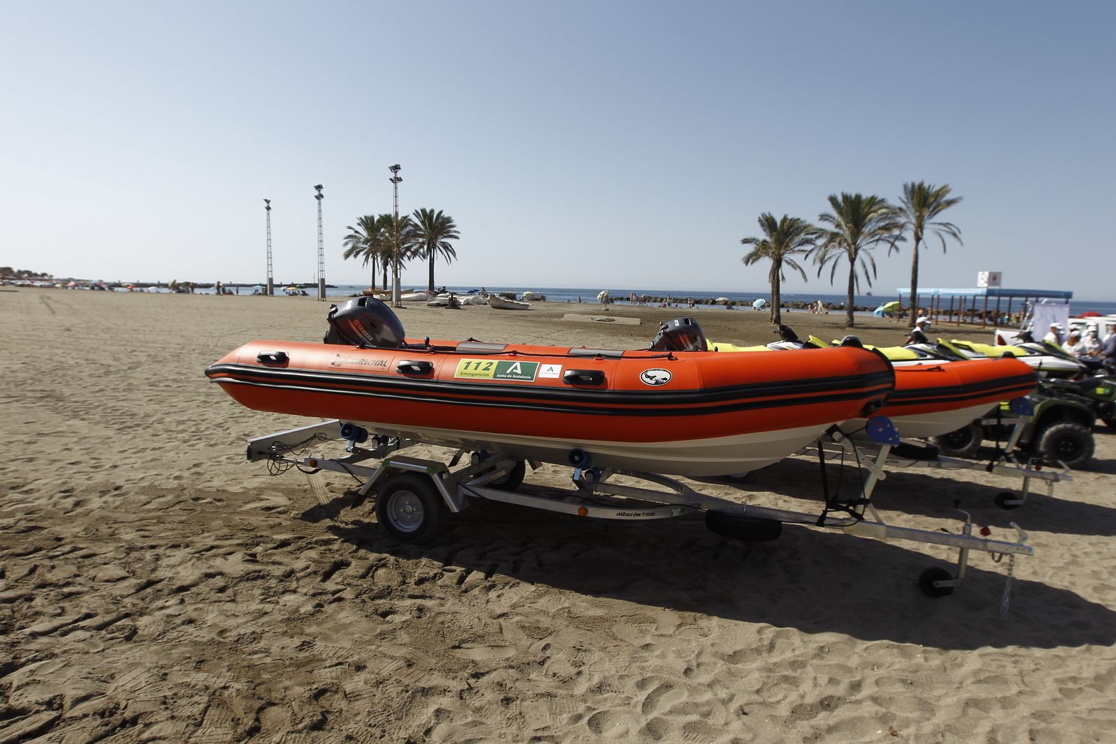 Presentación de vehículos para vigilancia de las playas. Almería