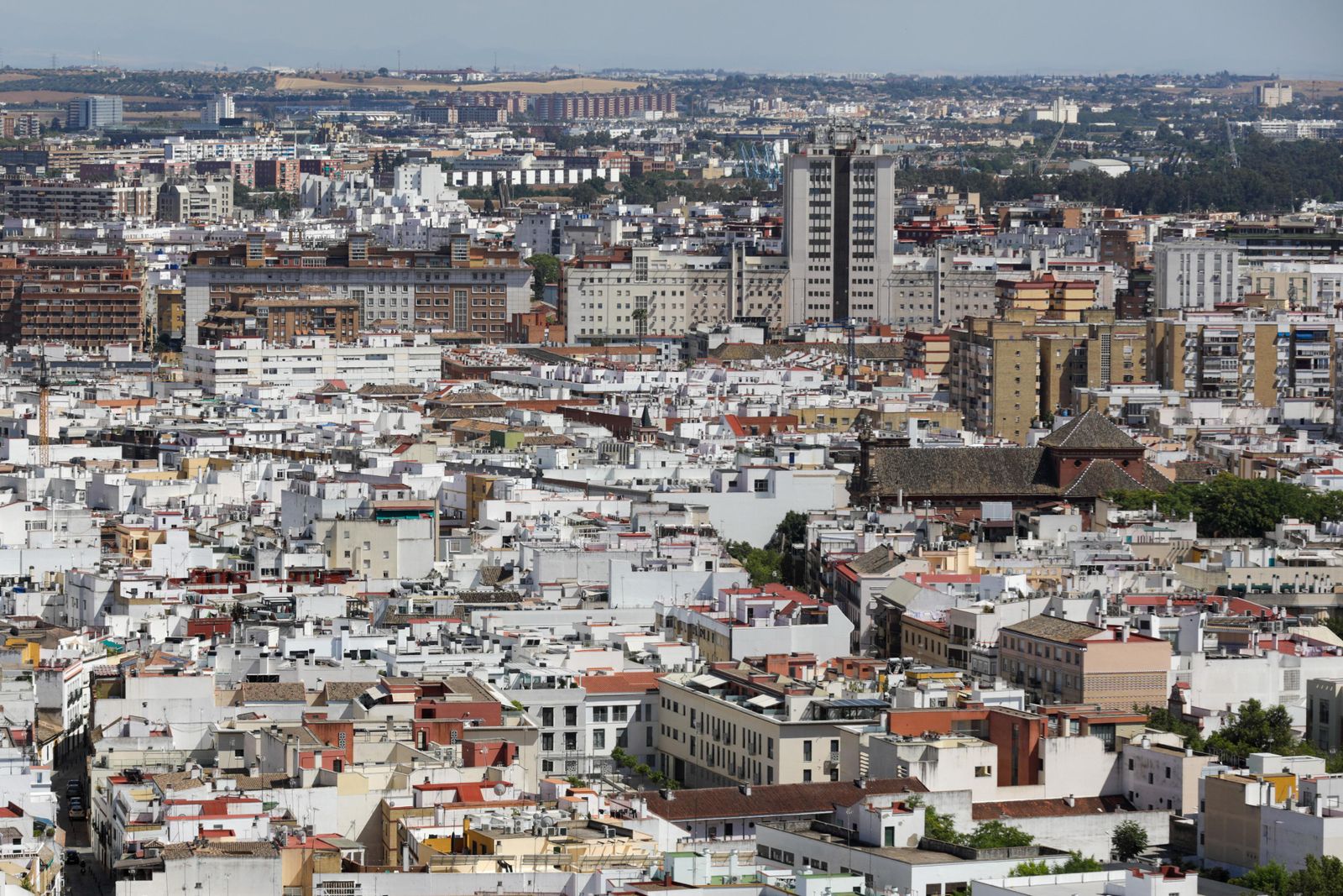 Vistas de Sevilla desde la Torre Pelli