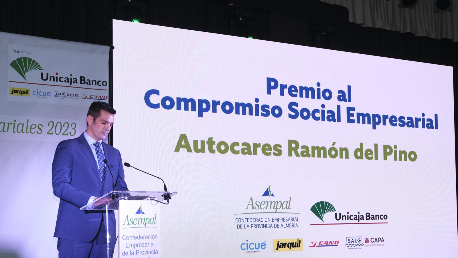 Imágenes de la gala de entrega de los Premios Asempal 2023, en el Hotel Playadulce