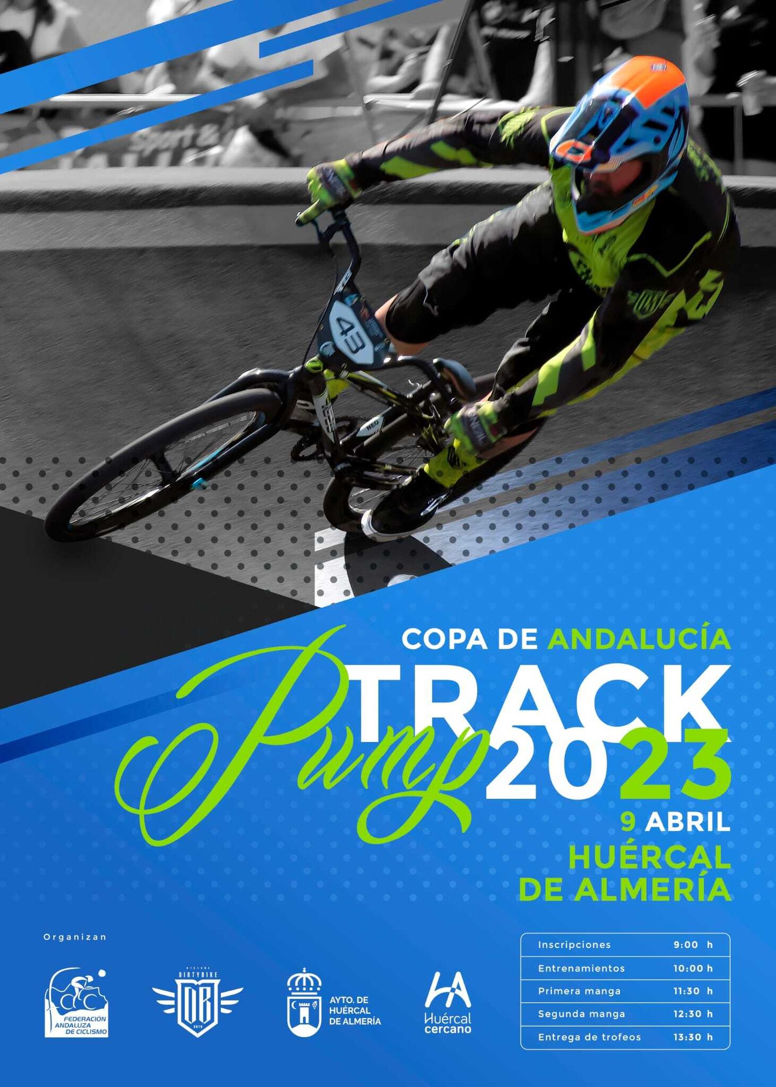 Cartel de la prueba que se disputará en Huércal de Almería.