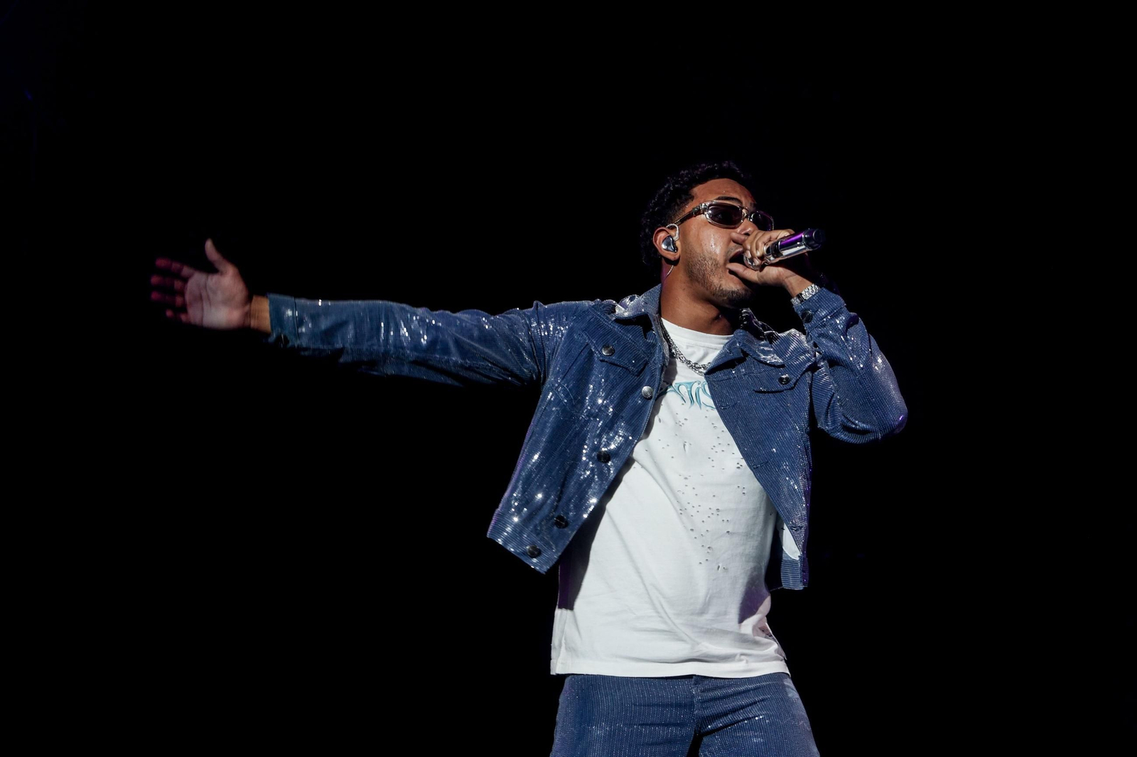 El puertorriqueño Myke Towers, en un reciente concierto.