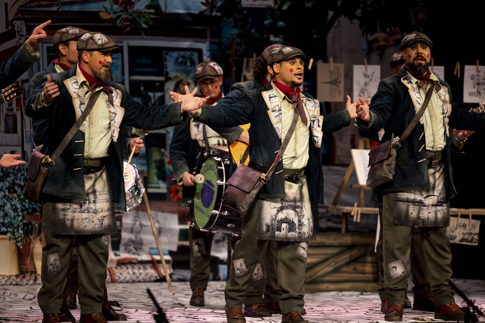 Comparsa 'Los retratistas'