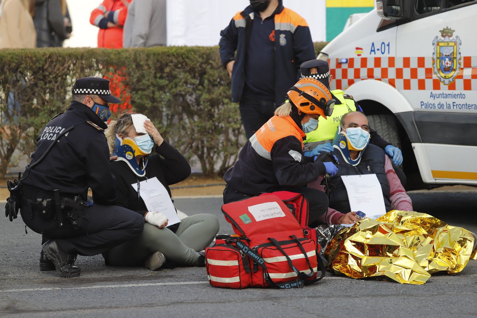Imágenes de las actividades del Día Europeo del 112