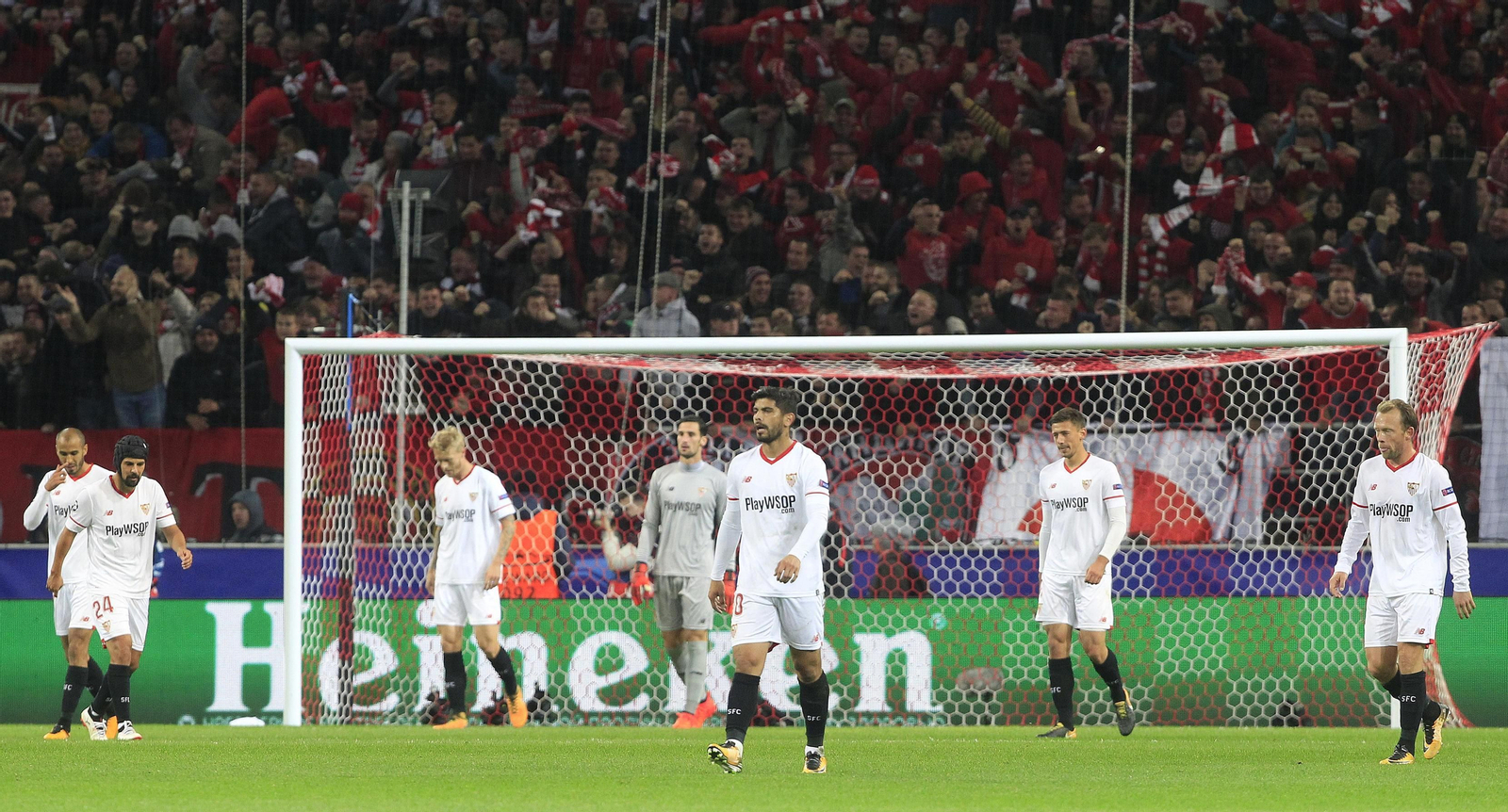 Las imágenes del Spartak de Moscú-Sevilla