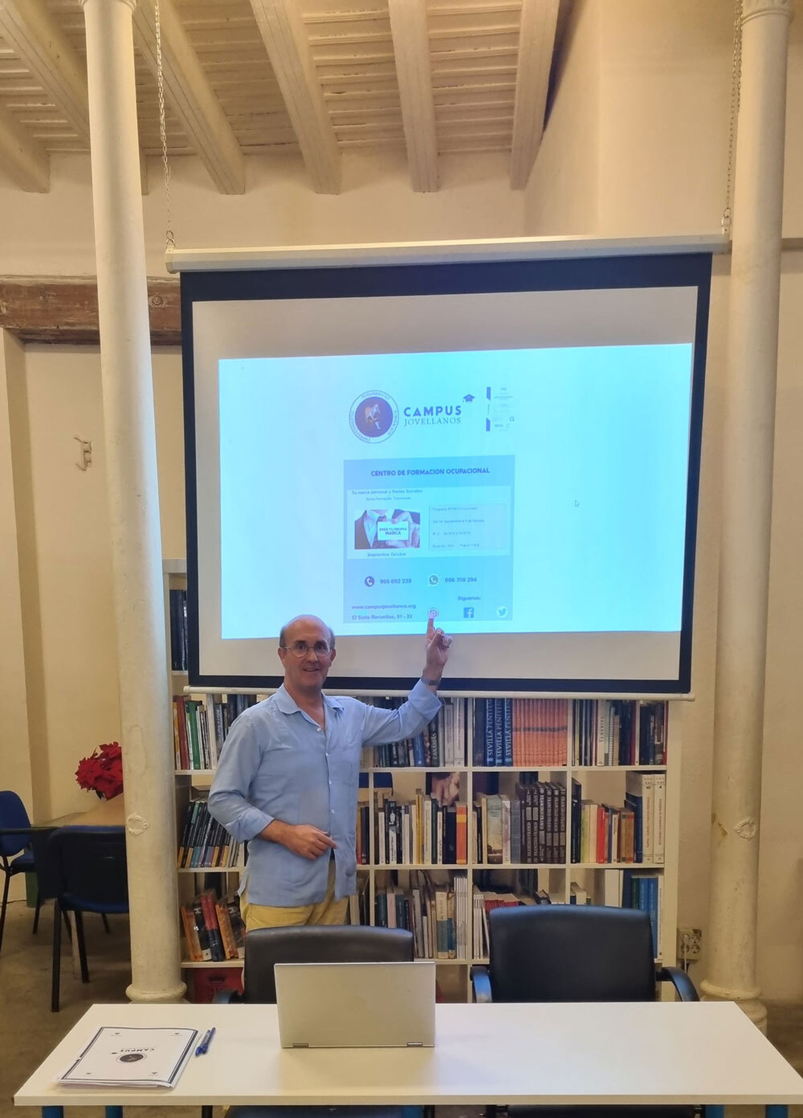 Javier López Fernández, director de Campus Jovellanos.