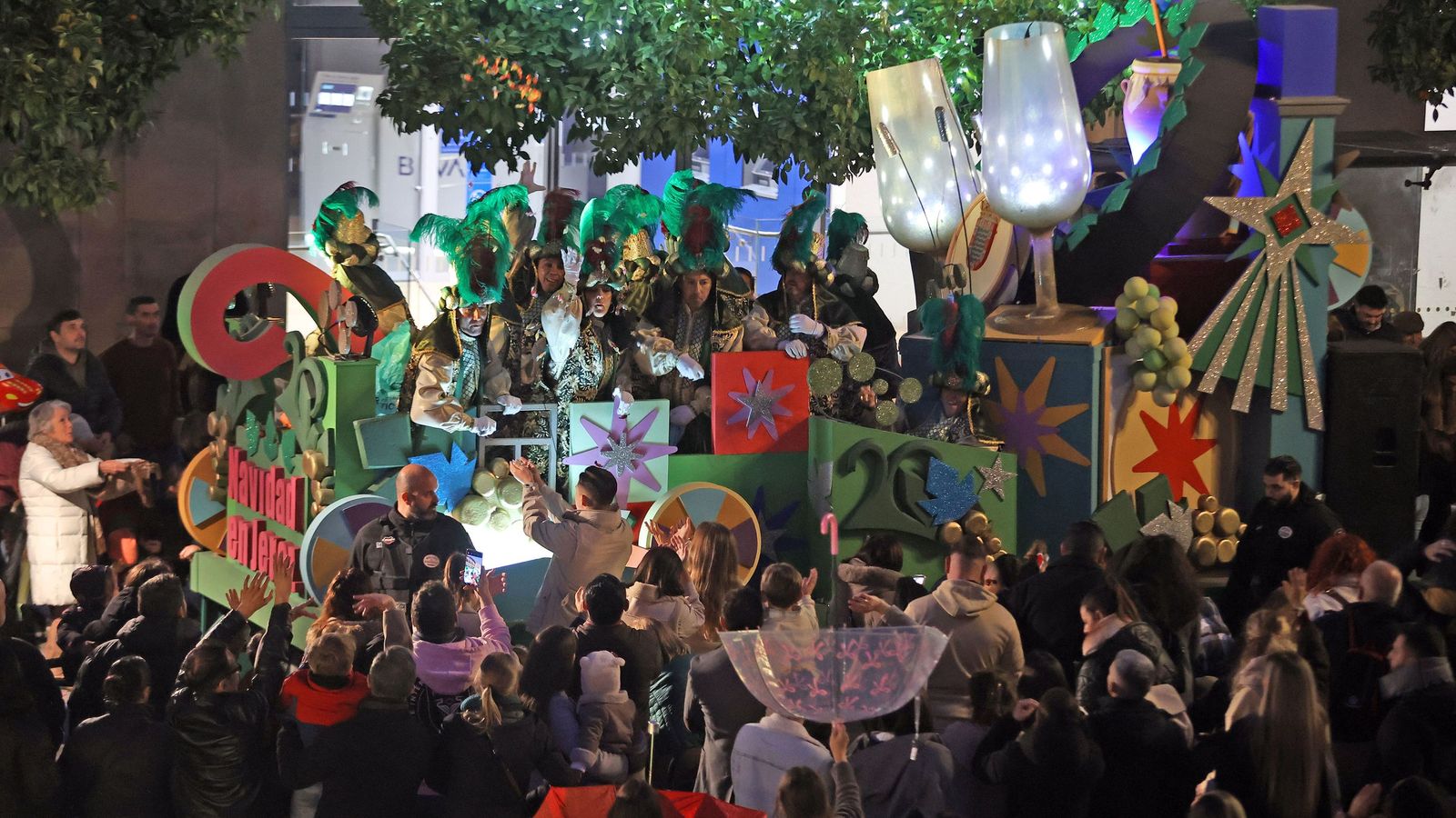 Imágenes de la cabalgata del Cartero Real de Jerez