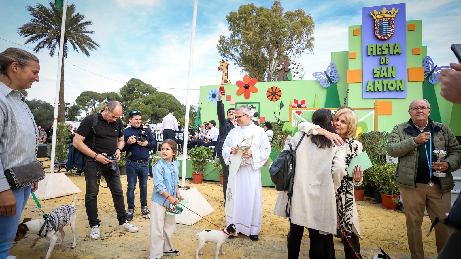 Fiesta de san Antón 2024 en Jerez