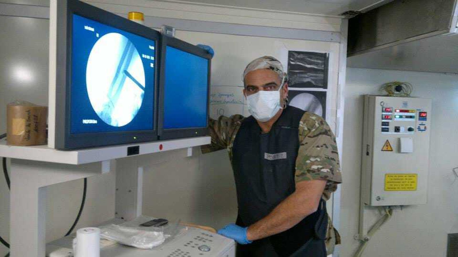 Andrés Macías, en la misión en 2014.