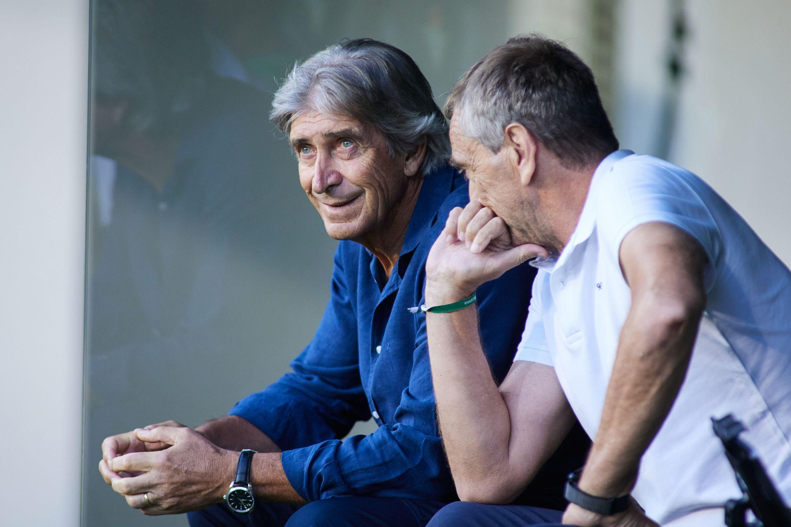 Manuel Pellegrini y Rubén Cousillas.