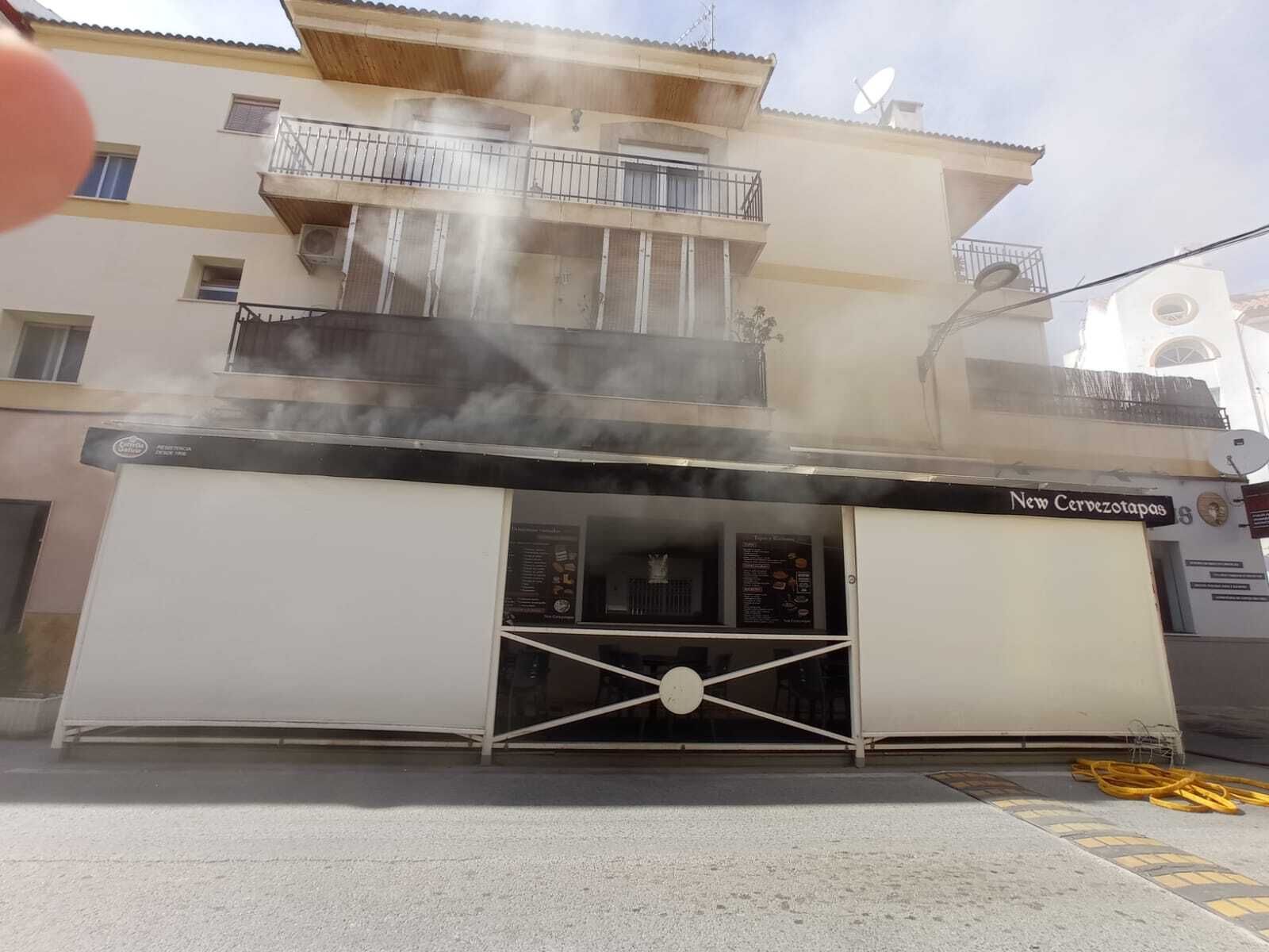 El restaurante en el que se ha registrado el fuego