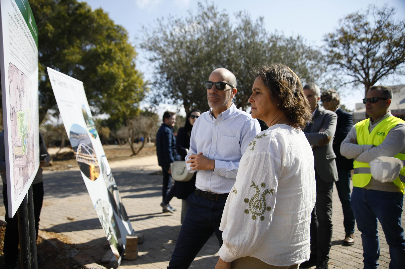 Imágenes de las obras en el parque del Boticario de Almería