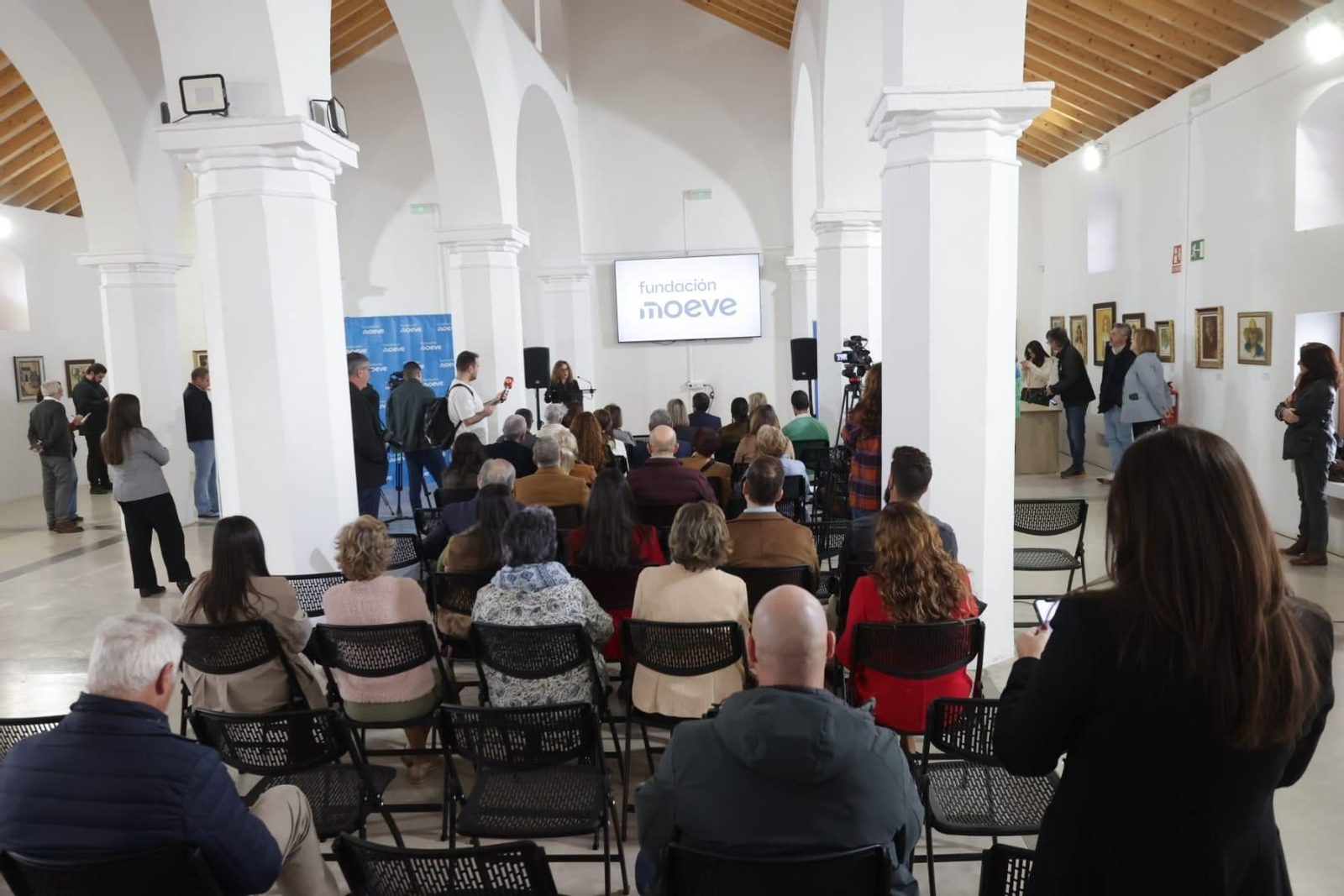 Entrega de galargones de la Fundación Moeve en el edificio Alcalde Fernando Palma de San Roque, este jueves.
