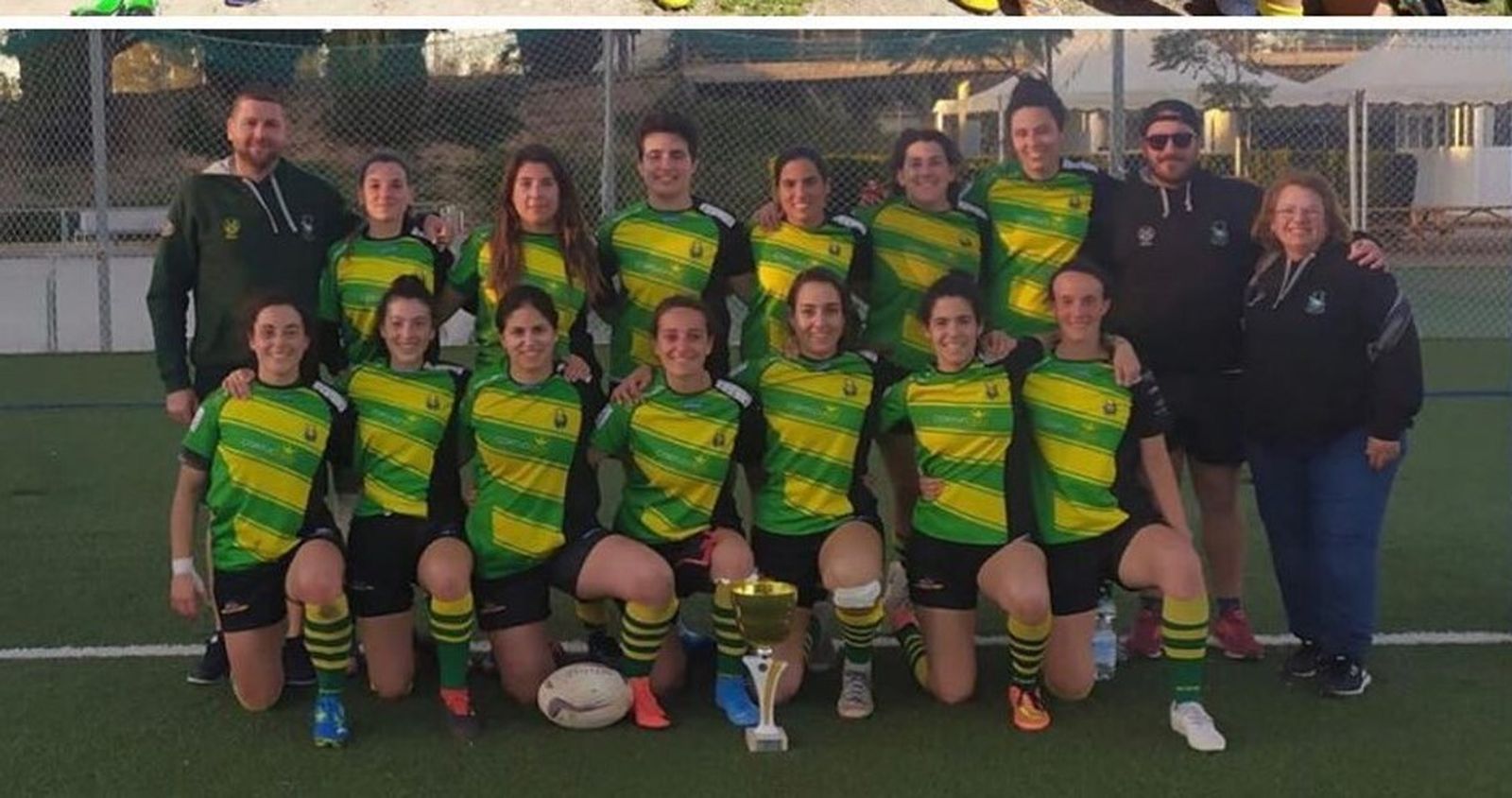 Plantilla sénior femenina del Atlético Portuense.