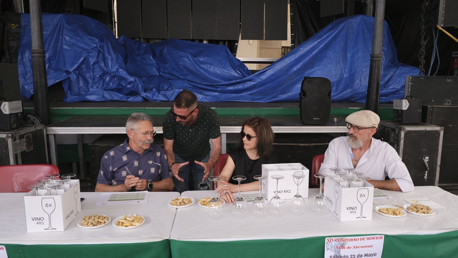 Imágenes del concurso de cata de vinos de las Fiestas de Abrucena 2022