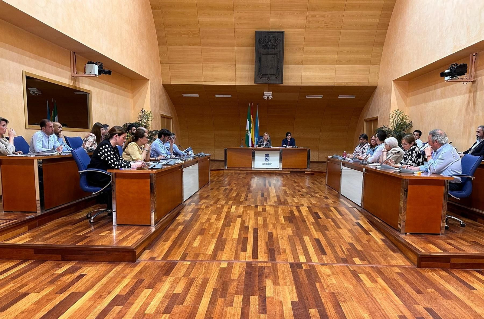 La sesión plenaria celebrada en el Ayuntamiento de Fuengirola.