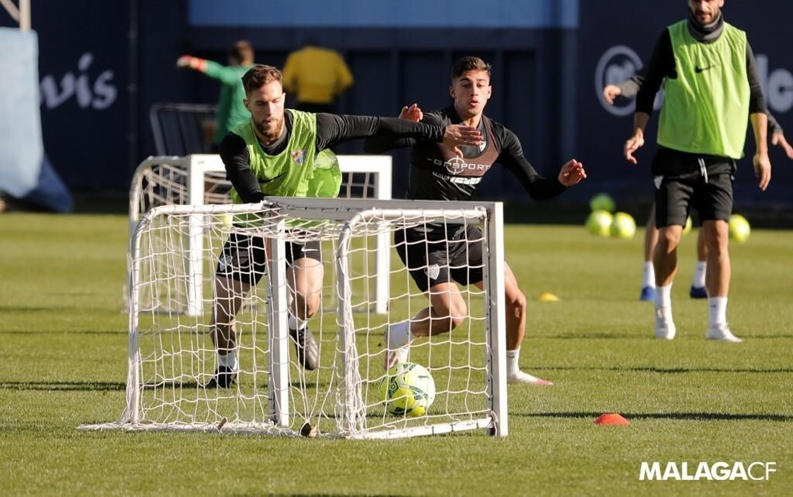 Las fotos del entrenamiento del Málaga CF