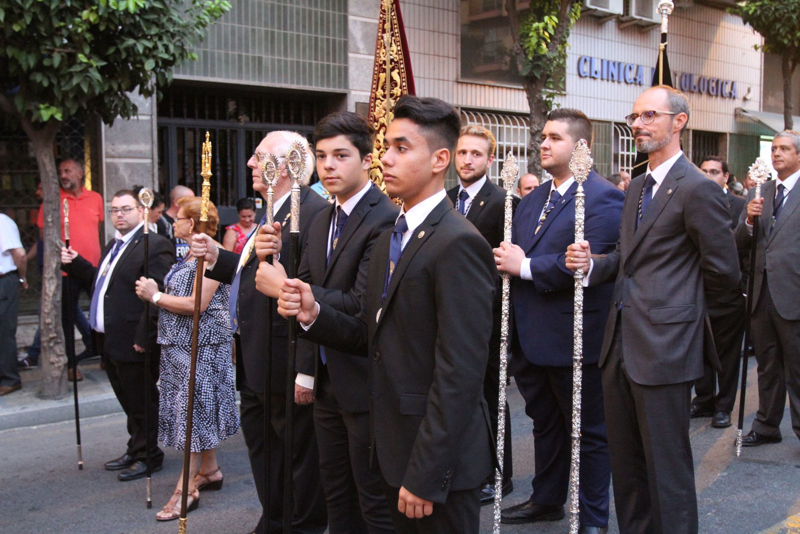 Procesión solemne de la Virgen de la Cinta.