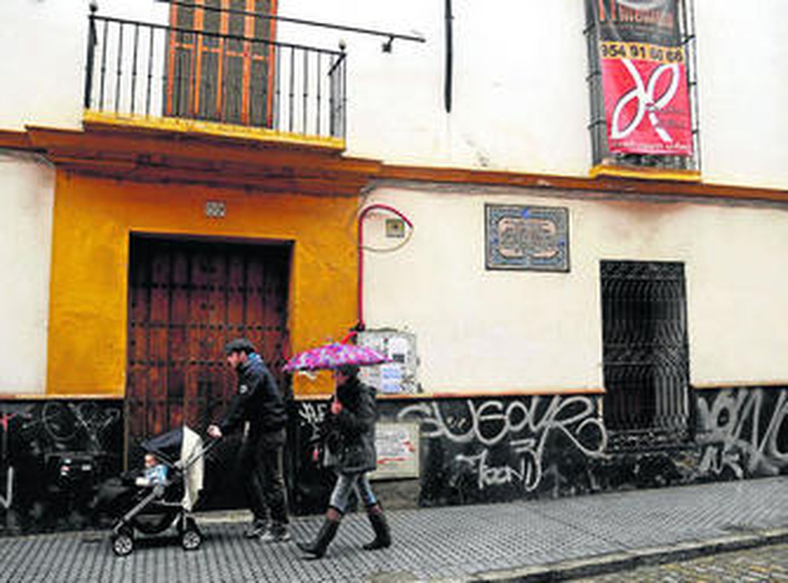 Casa de la calle Castellar en la que nació José María Izquierdo en 1886.